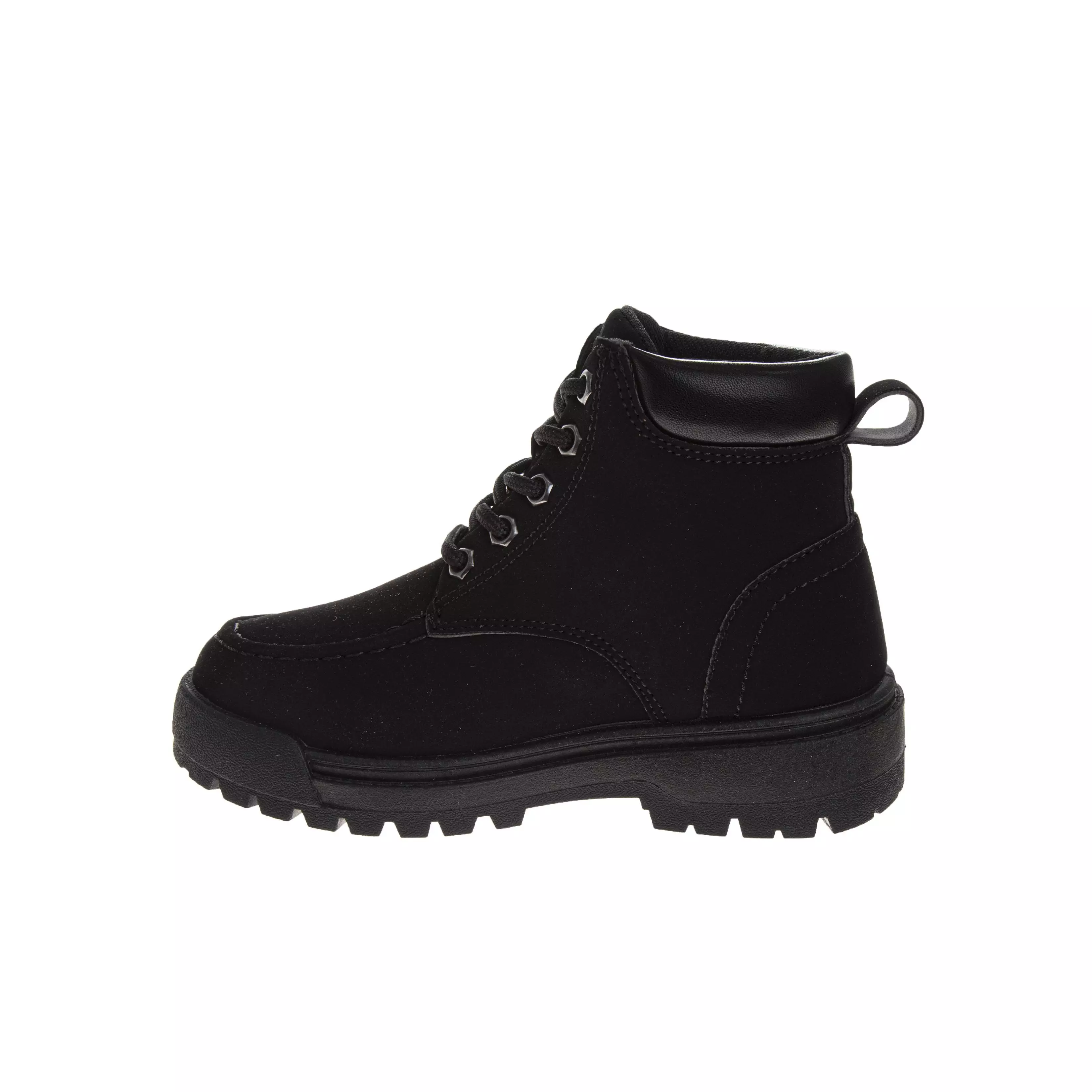 Avalanche Lace Up Durable "Black" Preschool Boys' Boot - BLACK