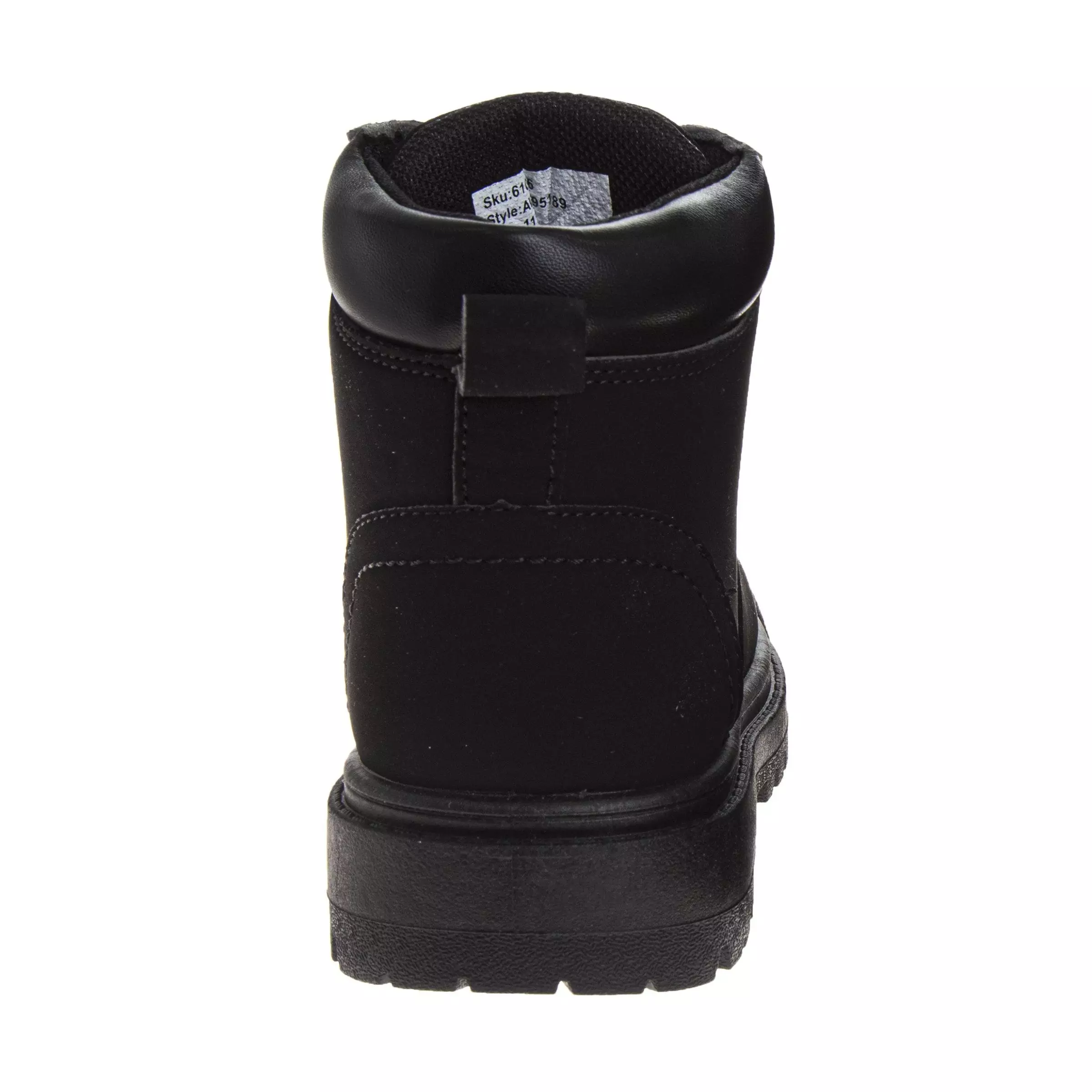 Avalanche Lace Up Durable "Black" Preschool Boys' Boot - BLACK
