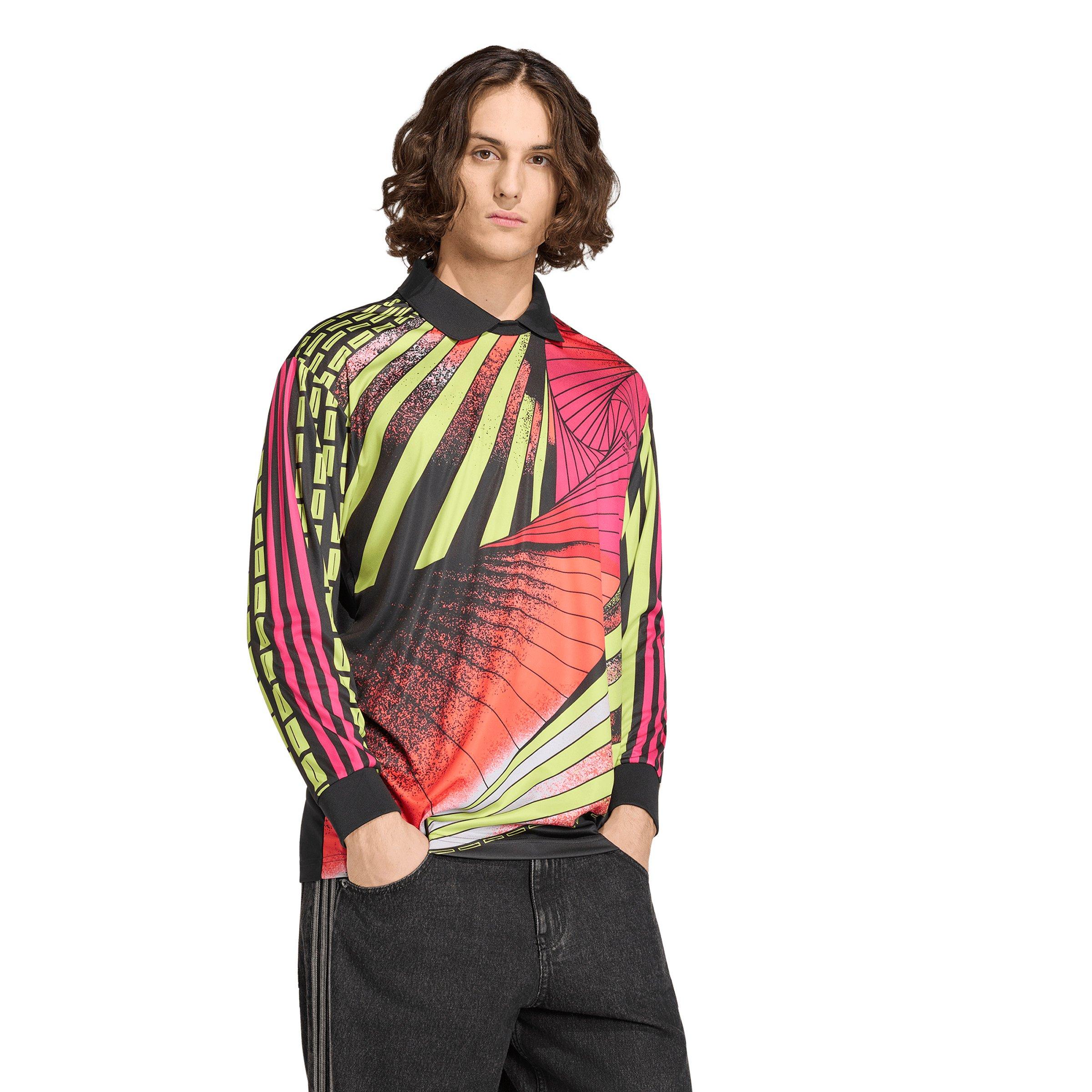 adidas Originals Men's Archive Loose Goalkeeper Jersey - Black - BLACK Thumbnail View 1