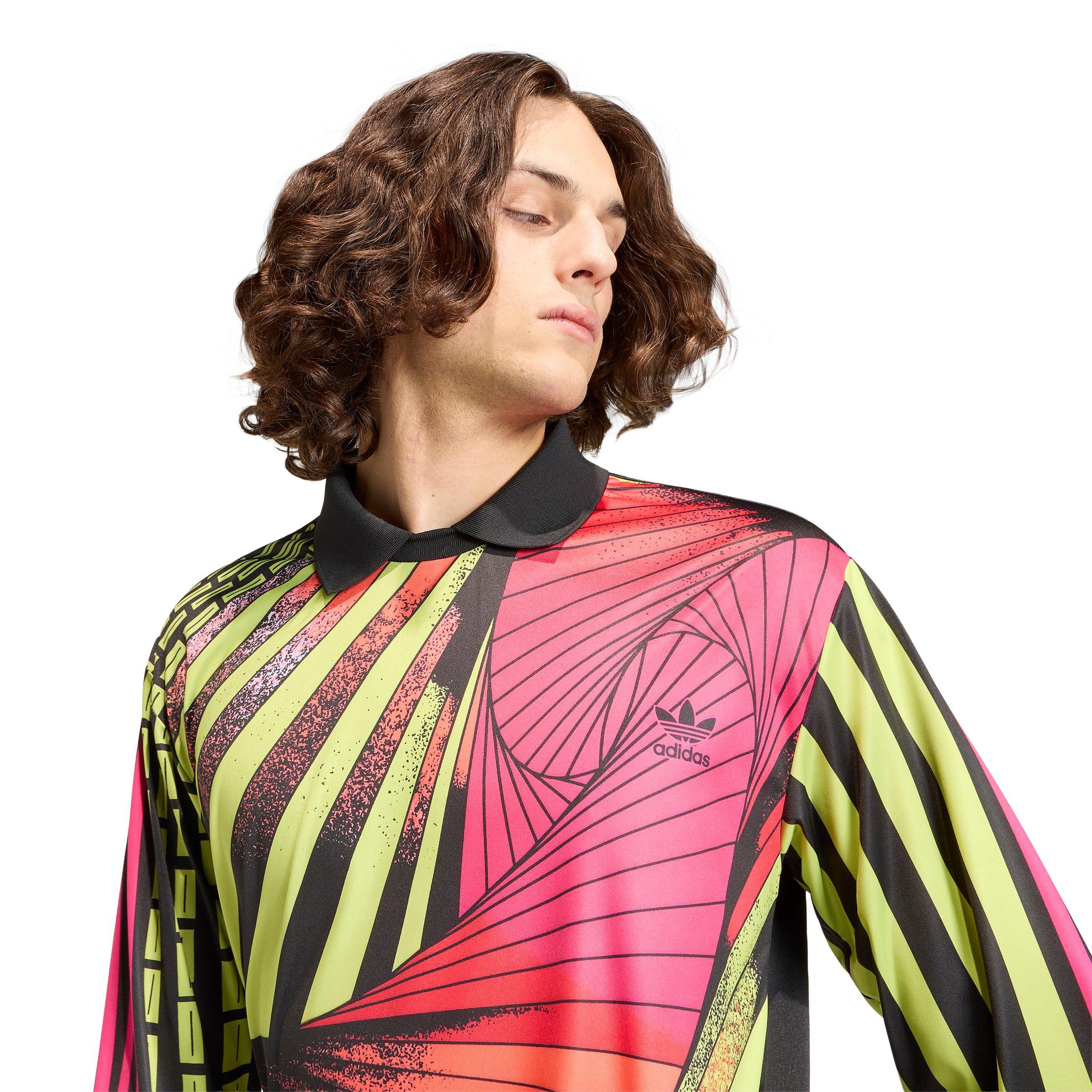 adidas Originals Men's Archive Loose Goalkeeper Jersey -Black - BLACK Thumbnail View 3