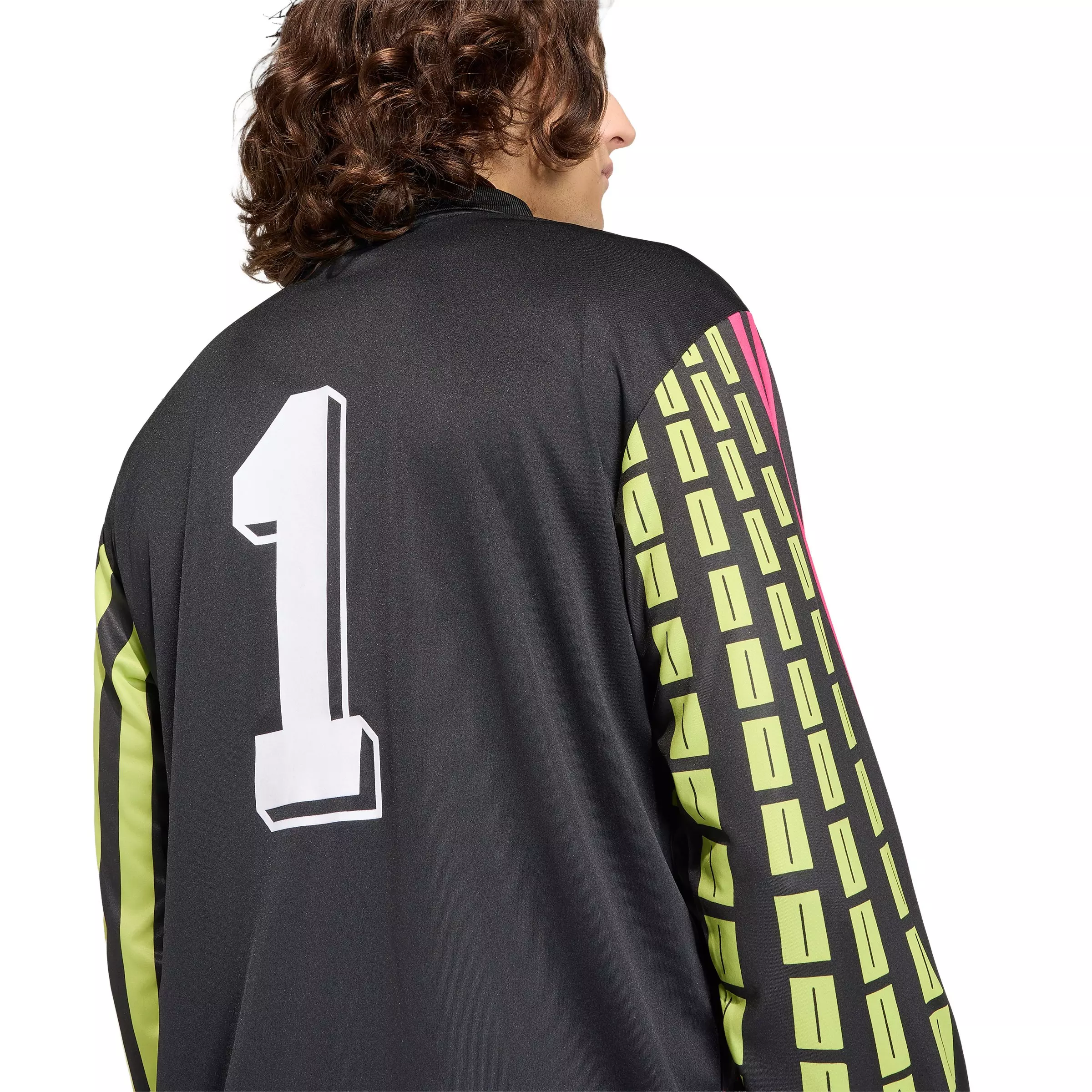 adidas Originals Men's Archive Loose Goalkeeper Jersey - Black - BLACK
