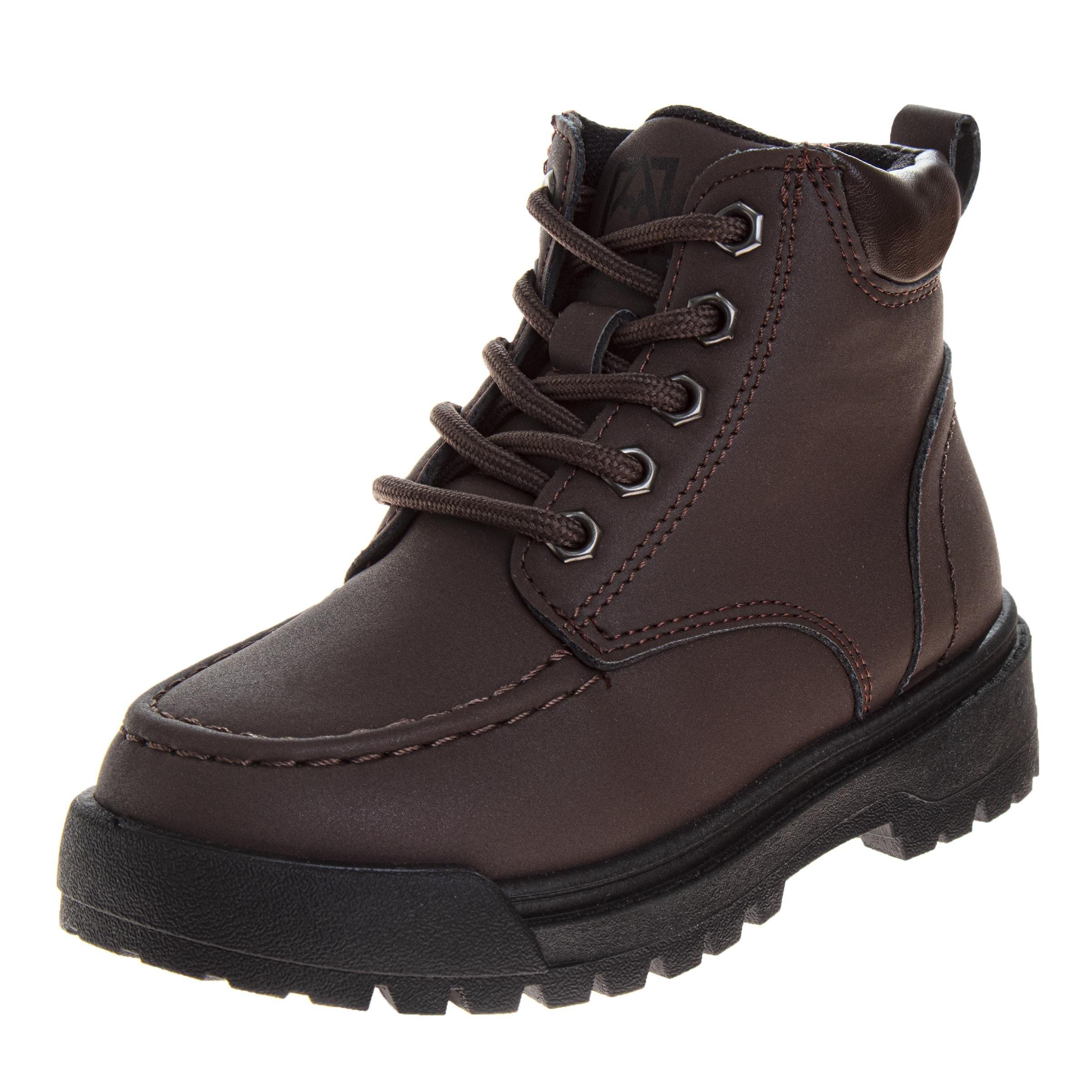 Avalanche Lace Up Durable "Brown" Preschool Boys' Boot - BROWN