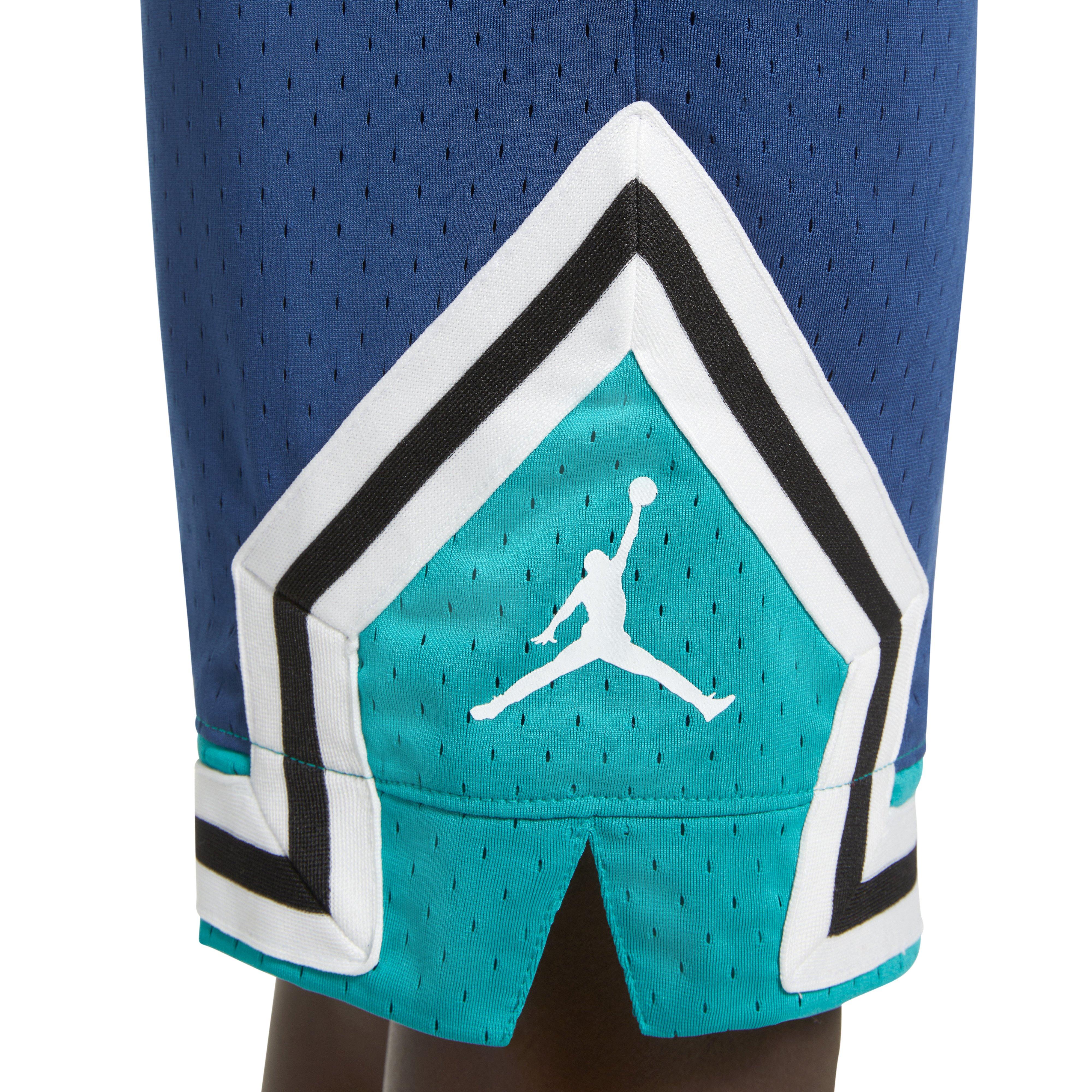 Jordan Big Boys' Dri-FIT Diamond Mesh Shorts-Red - Hibbett