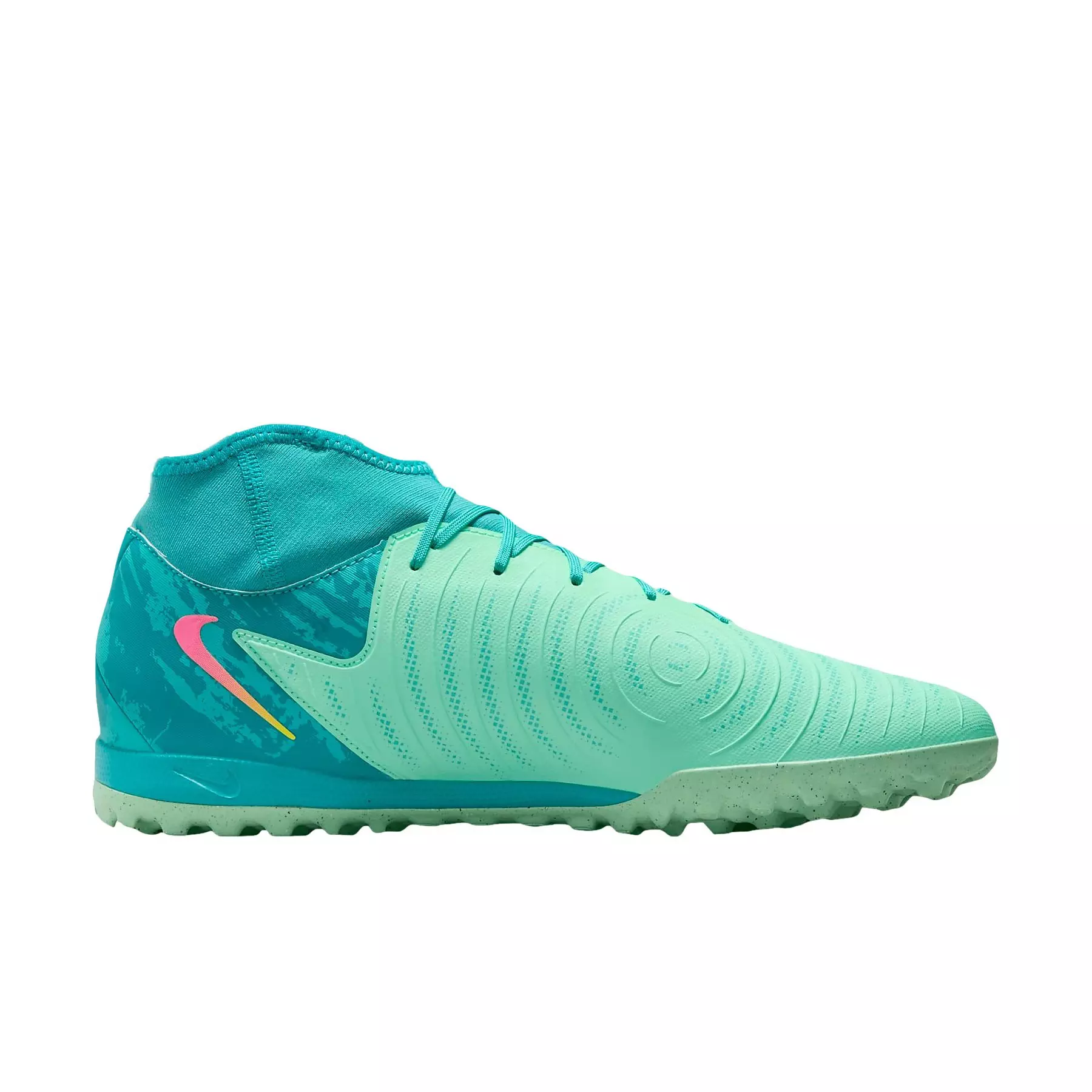 Nike Phantom Luna 2 Academy LV8 TF "Green Glow/Black" Grade School Kids' Soccer Cleat - GREEN