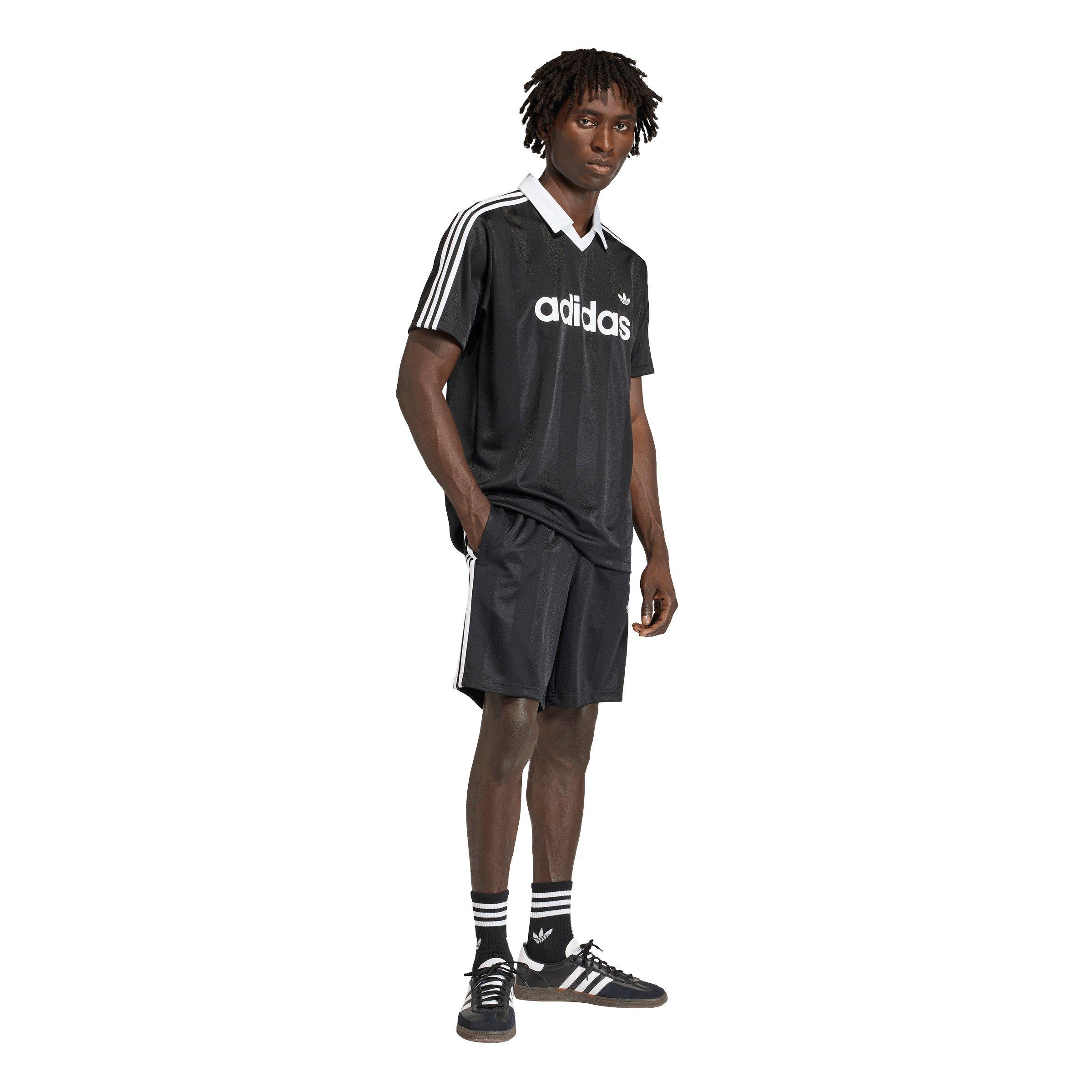 adidas Originals Men's Archive Collar Engineered Jersey - Black - BLACK Thumbnail View 5