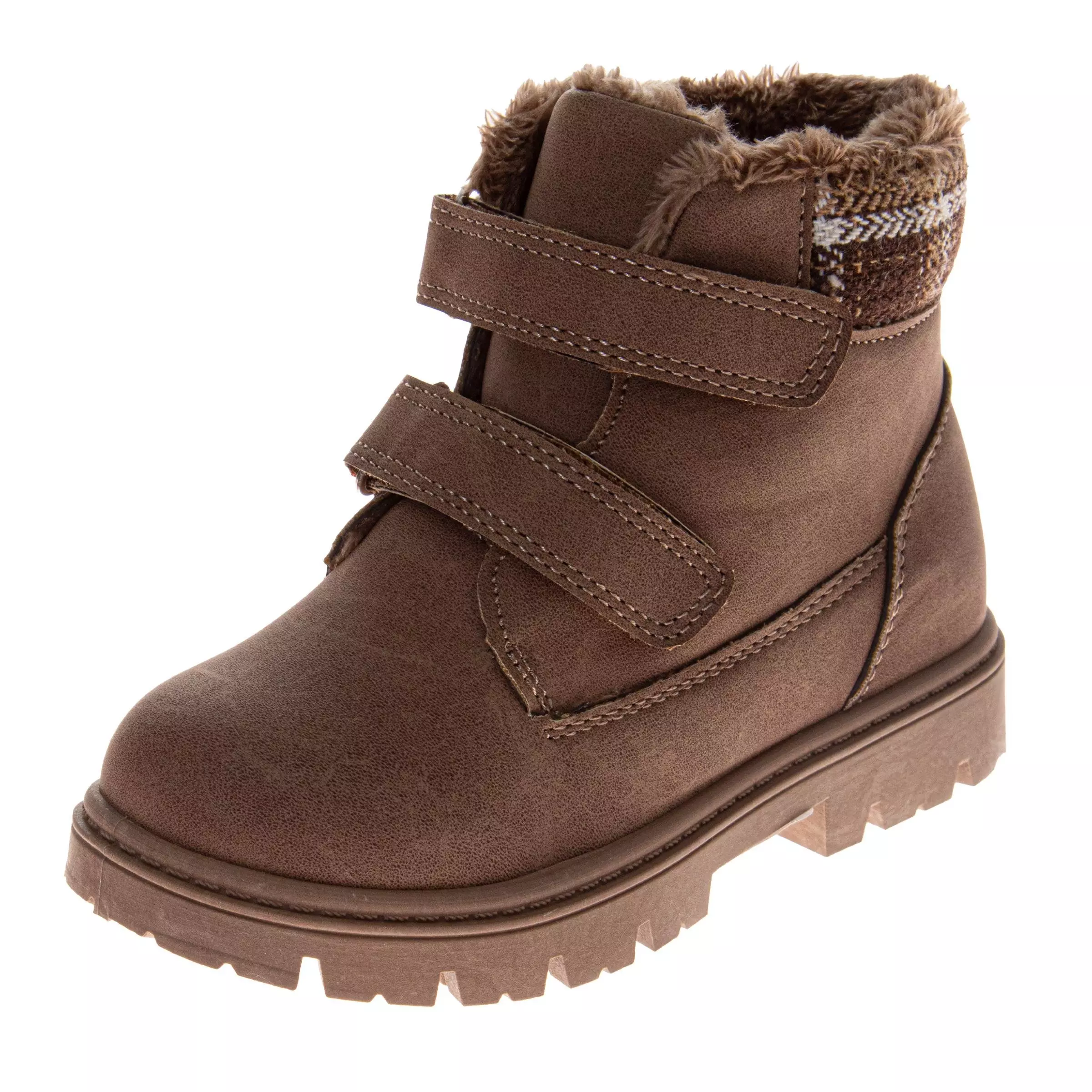 Avalanche Hook and Loop "Brown" Infant Boys' Boot - BROWN