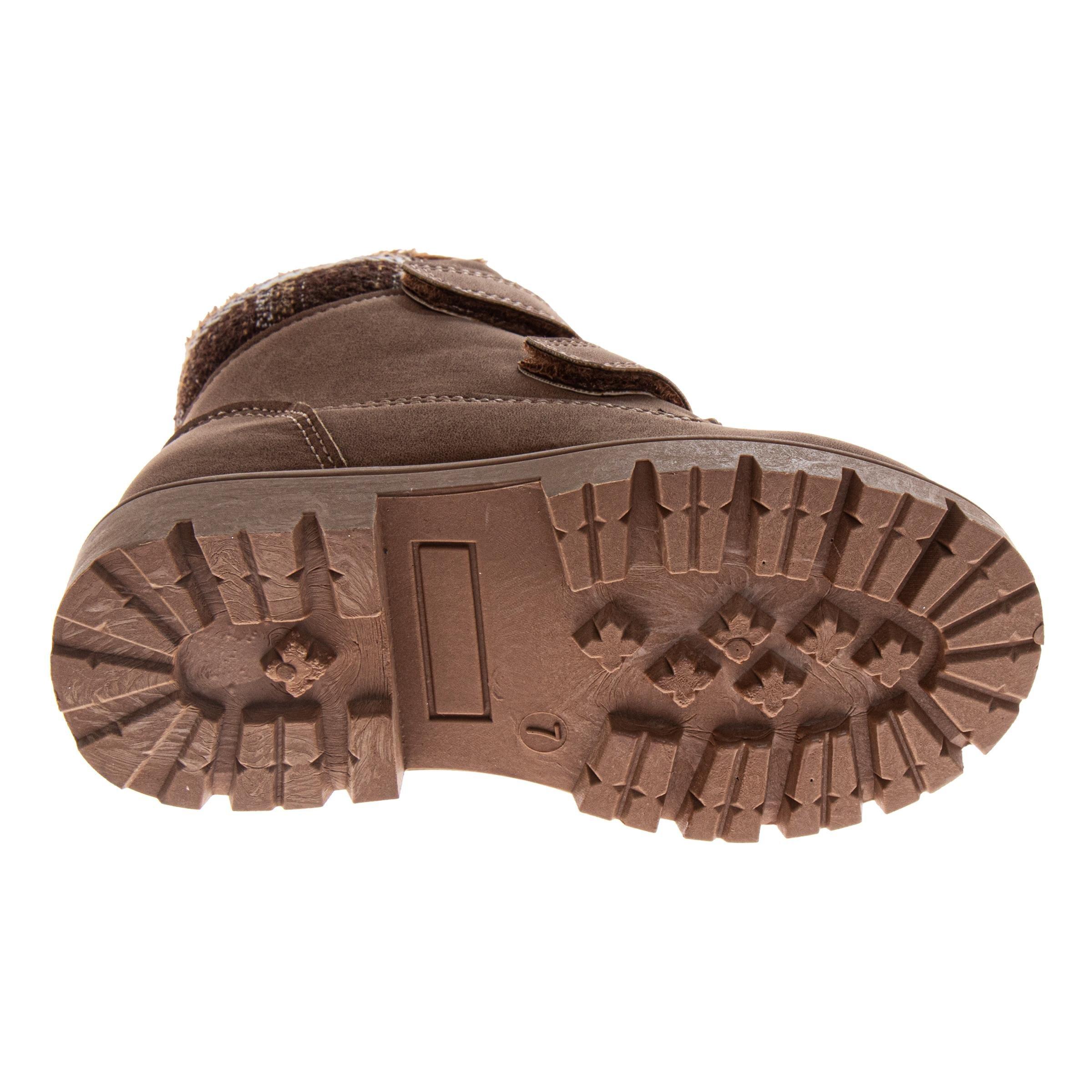 Avalanche Hook and Loop "Brown" Infant Boys' Boot - BROWN