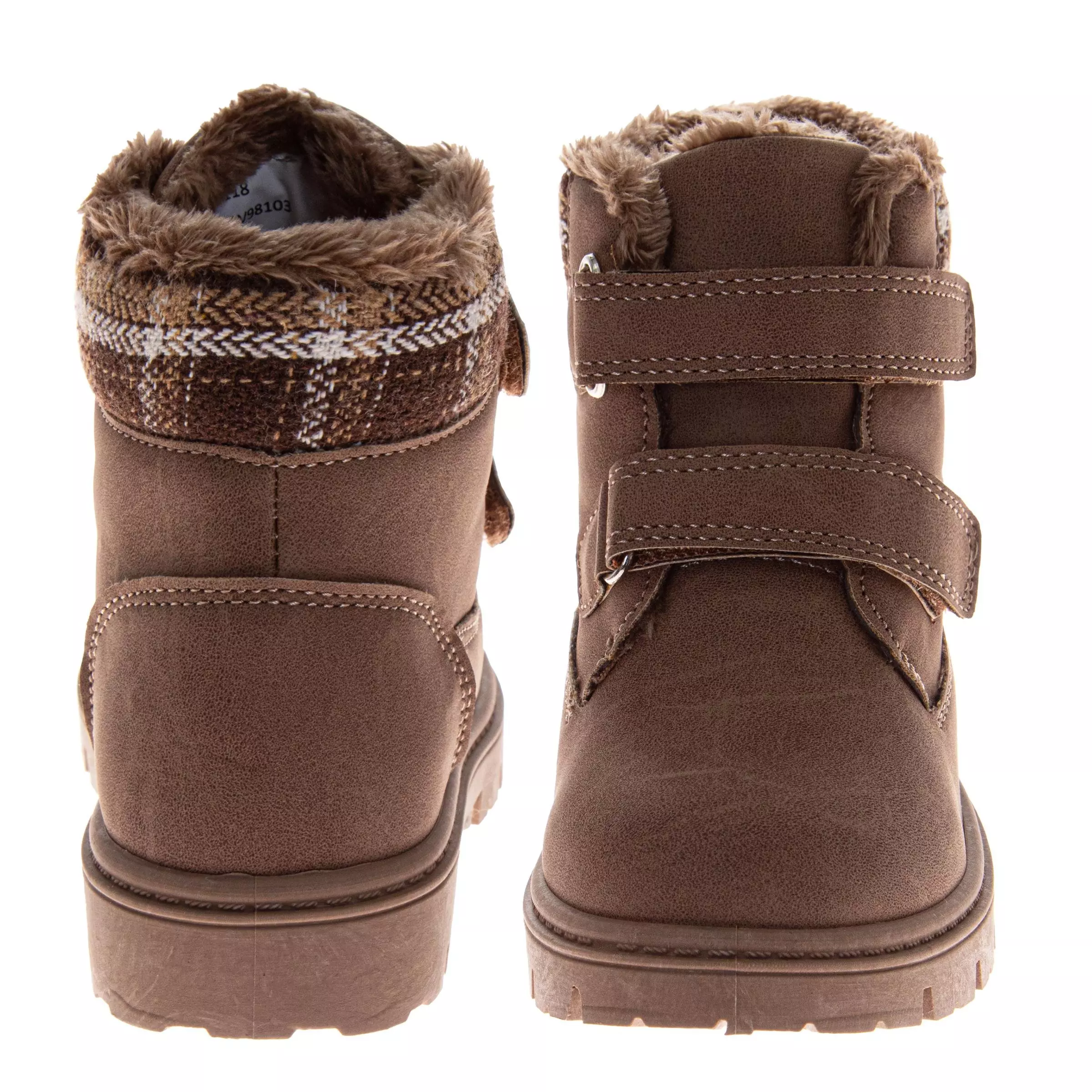 Avalanche Hook and Loop "Brown" Infant Boys' Boot - BROWN