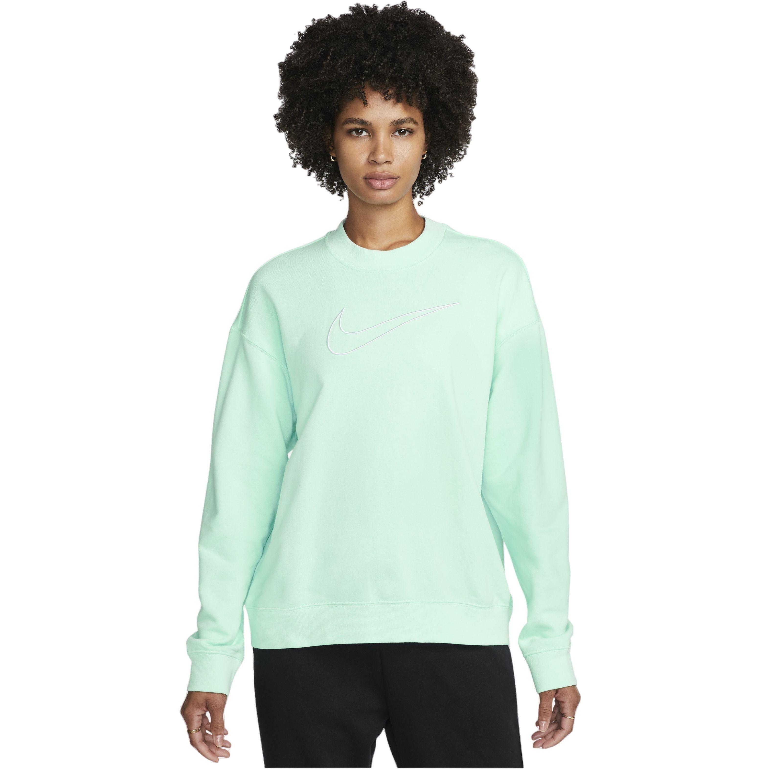 Nike Women's Dri-FIT Gt Fit Graphic Crewneck Sweatshirt - GREEN Thumbnail View 1