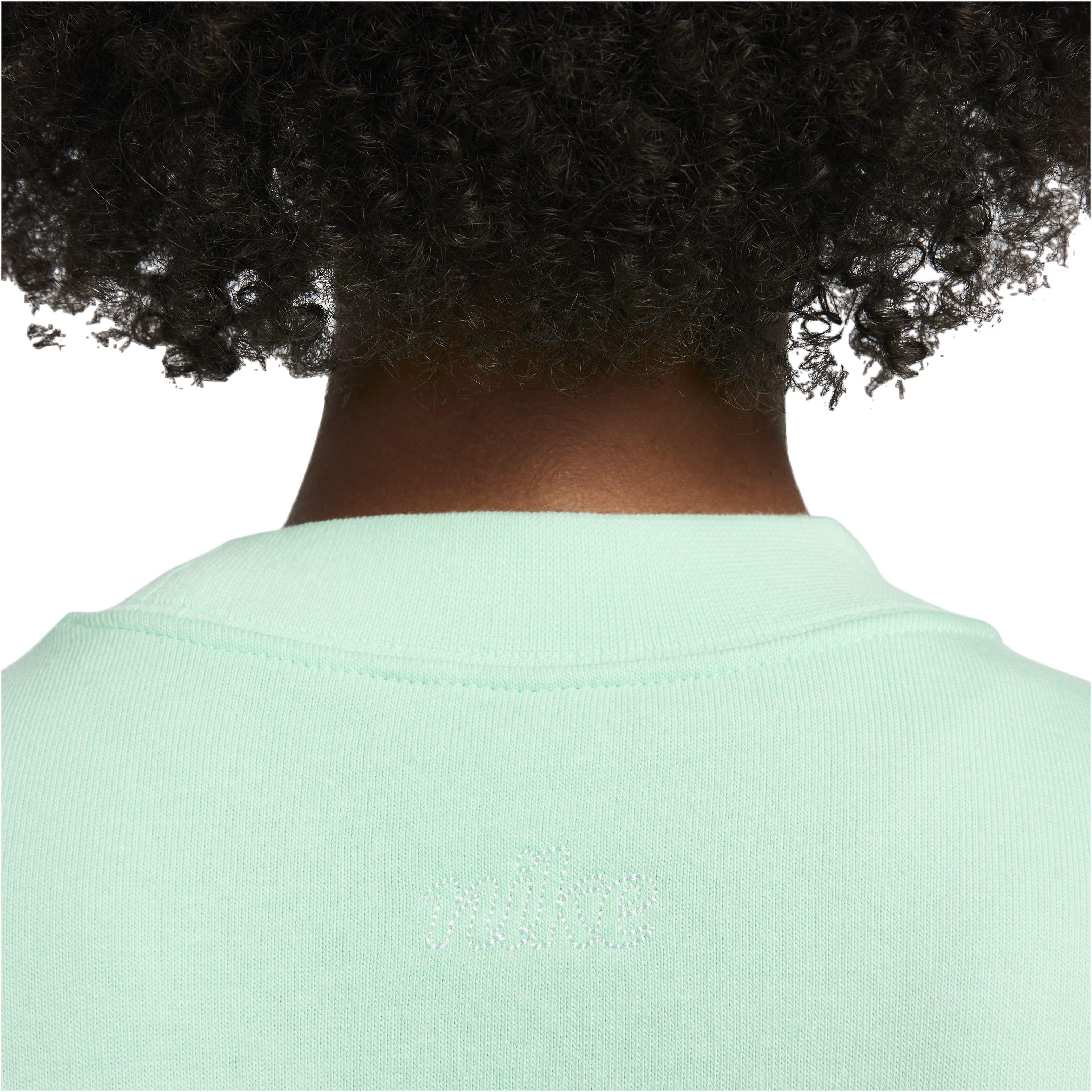 Nike Women's Dri-FIT Gt Fit Graphic Crewneck Sweatshirt - GREEN Thumbnail View 4