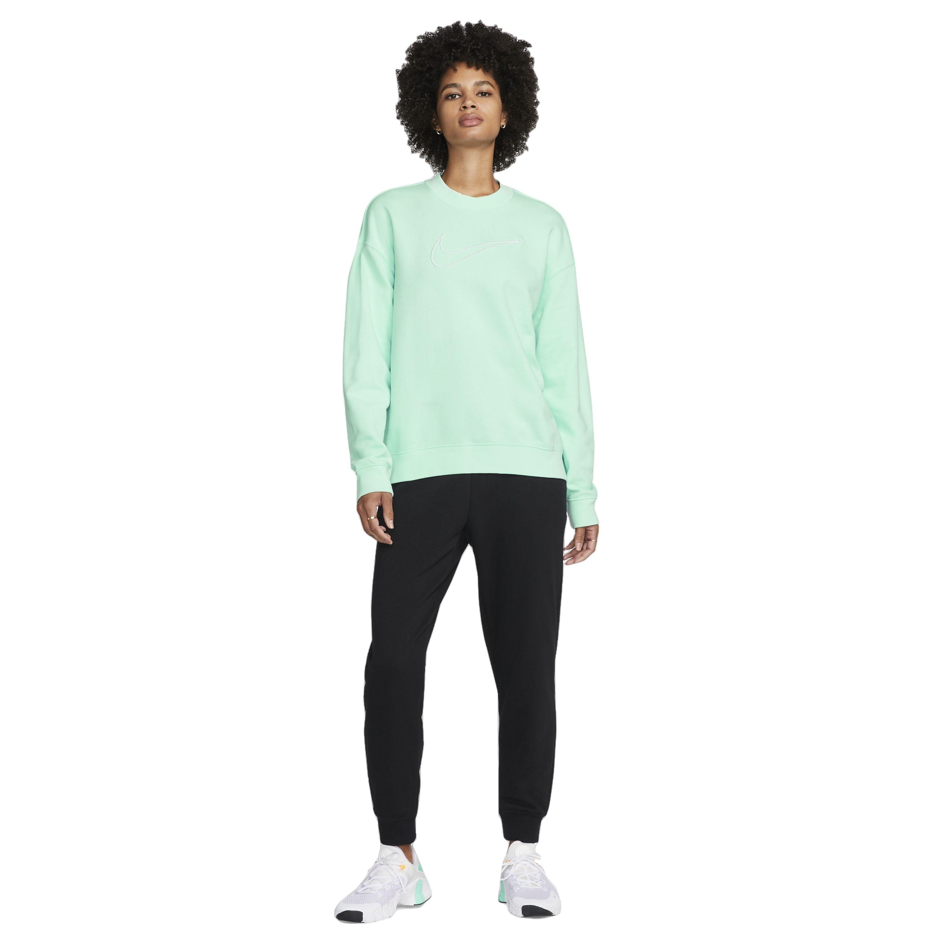 Nike Women's Dri-FIT Gt Fit Graphic Crewneck Sweatshirt - GREEN Thumbnail View 5