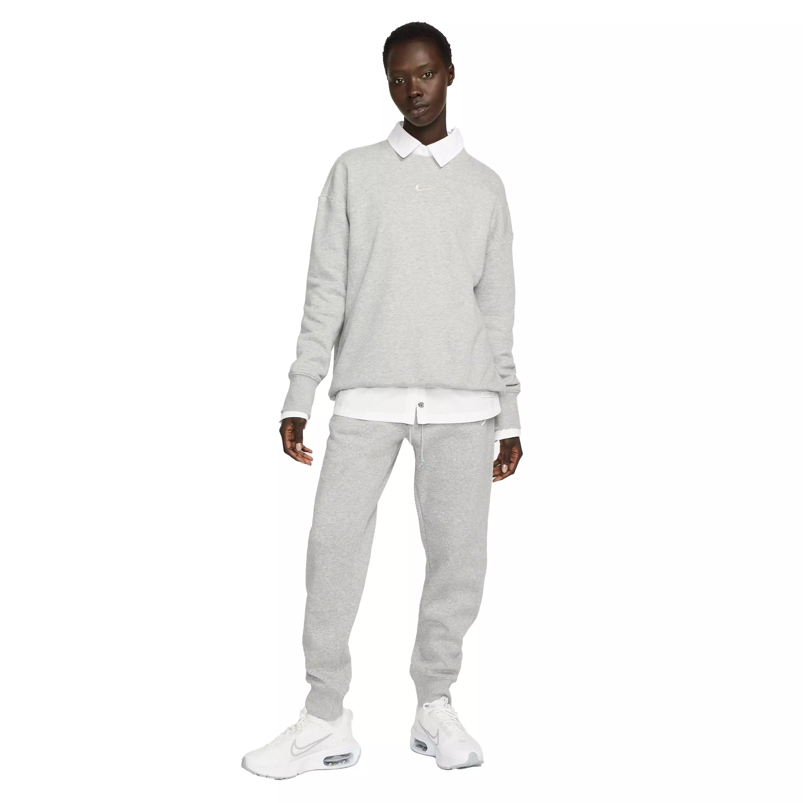 Nike Women's Sportswear Phoenix Oversized Crewneck Sweatshirt - GREY