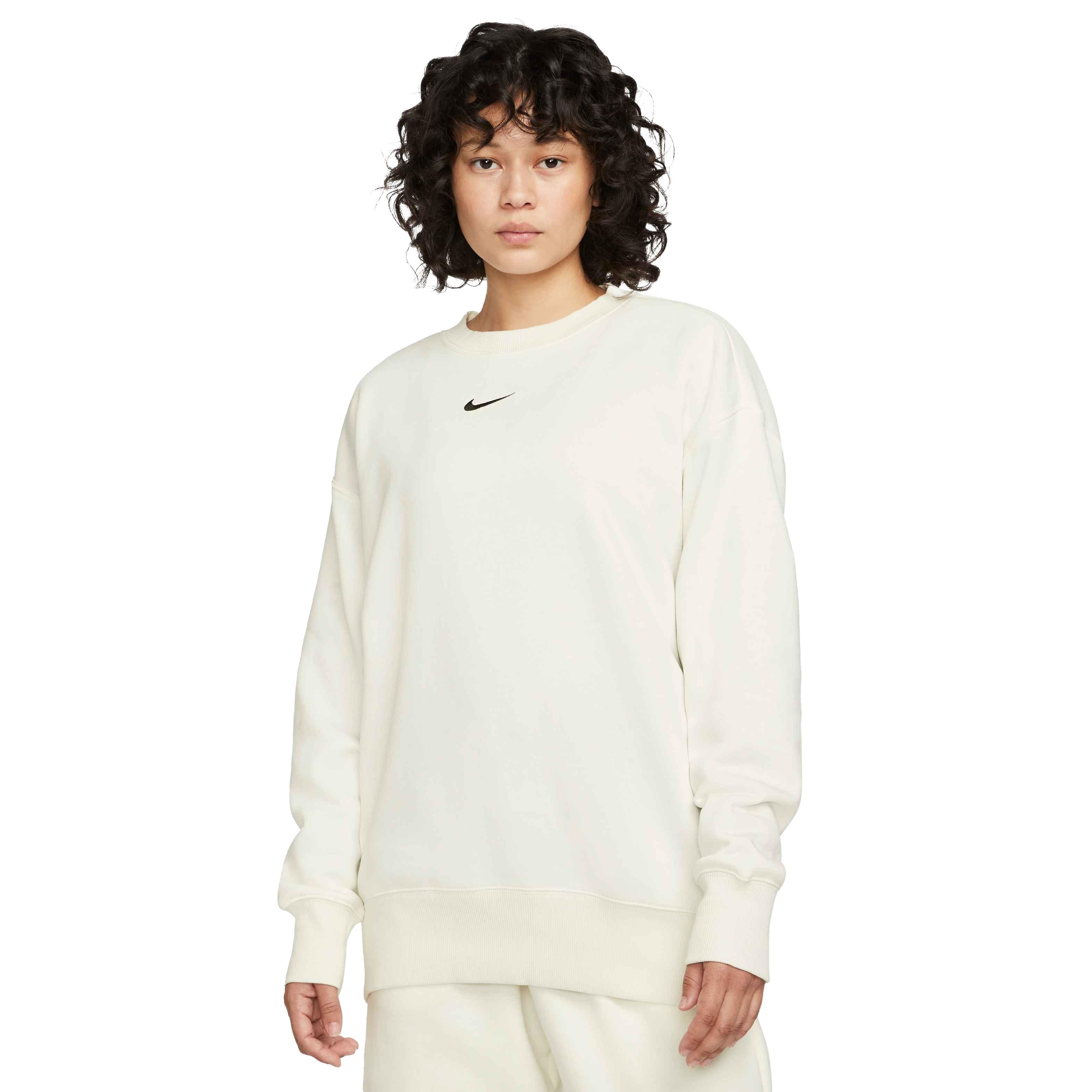 Nike Women's Sportswear Phoenix Oversized Crewneck Sweatshirt - BLACK Thumbnail View 1