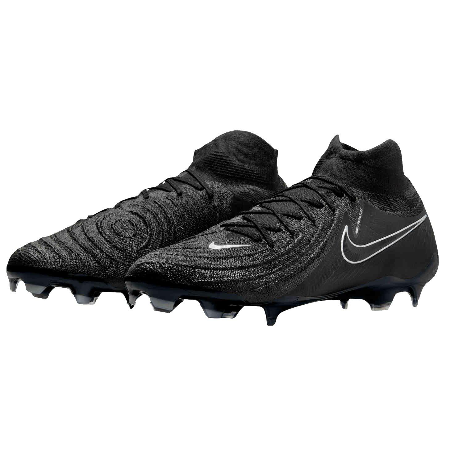 Nike Phantom Luna II Elite FG "Black/Black" Men's Soccer Cleat - BLACK/BLACK Thumbnail View 3