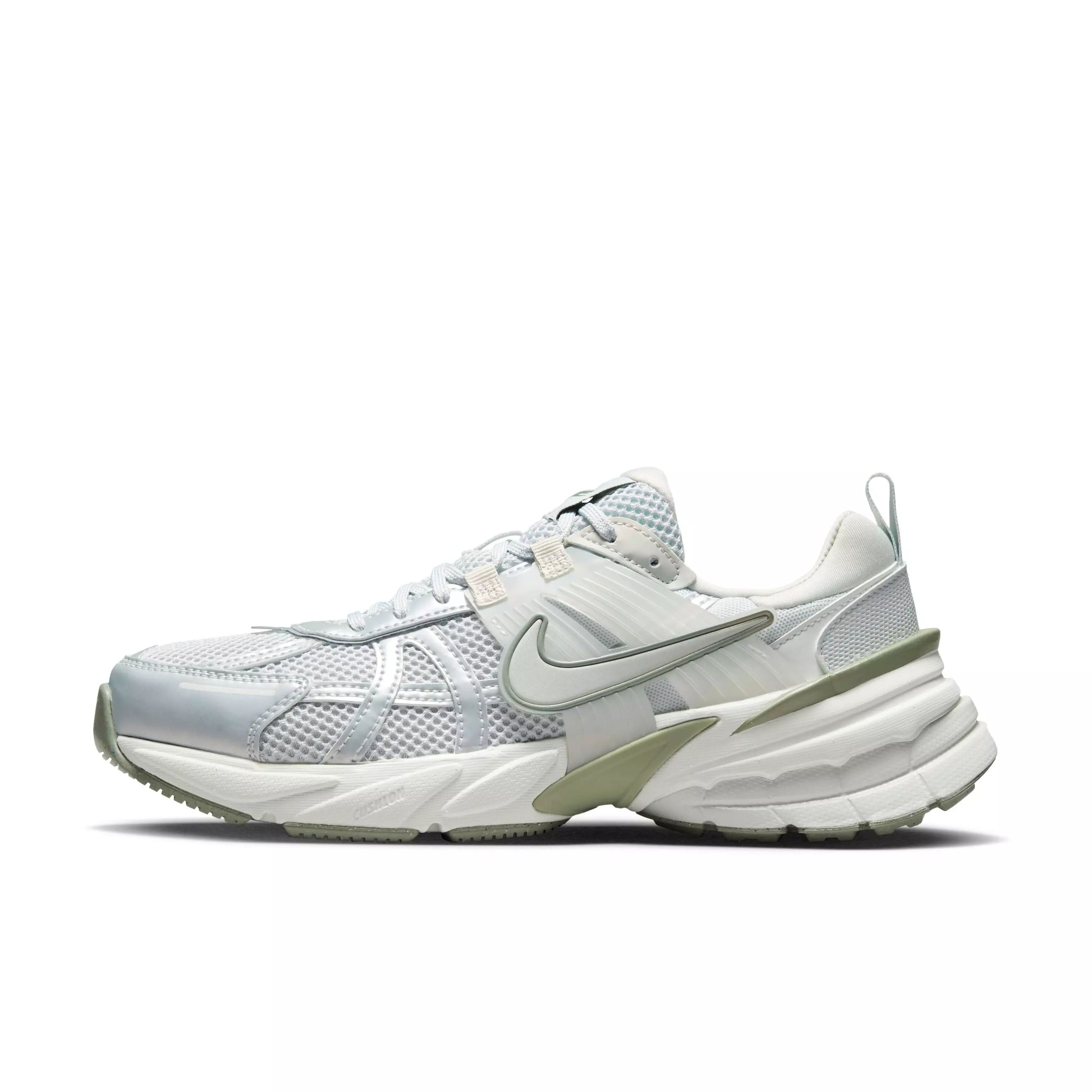 Nike V2K Run "Photon Dust/Summit White/Light Army/Light Silver" Women's Shoe - DUST/WHITE/LT ARMY/LT SILVER