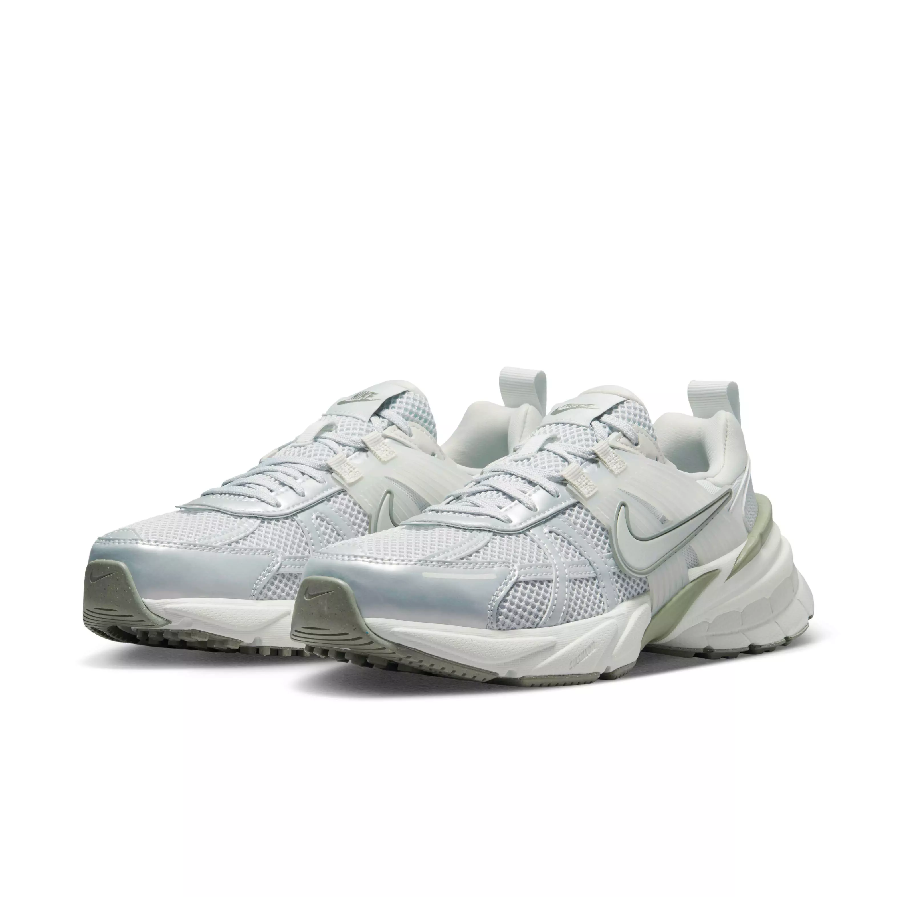 Nike V2K Run "Photon Dust/Summit White/Light Army/Light Silver" Women's Shoe - DUST/WHITE/LT ARMY/LT SILVER