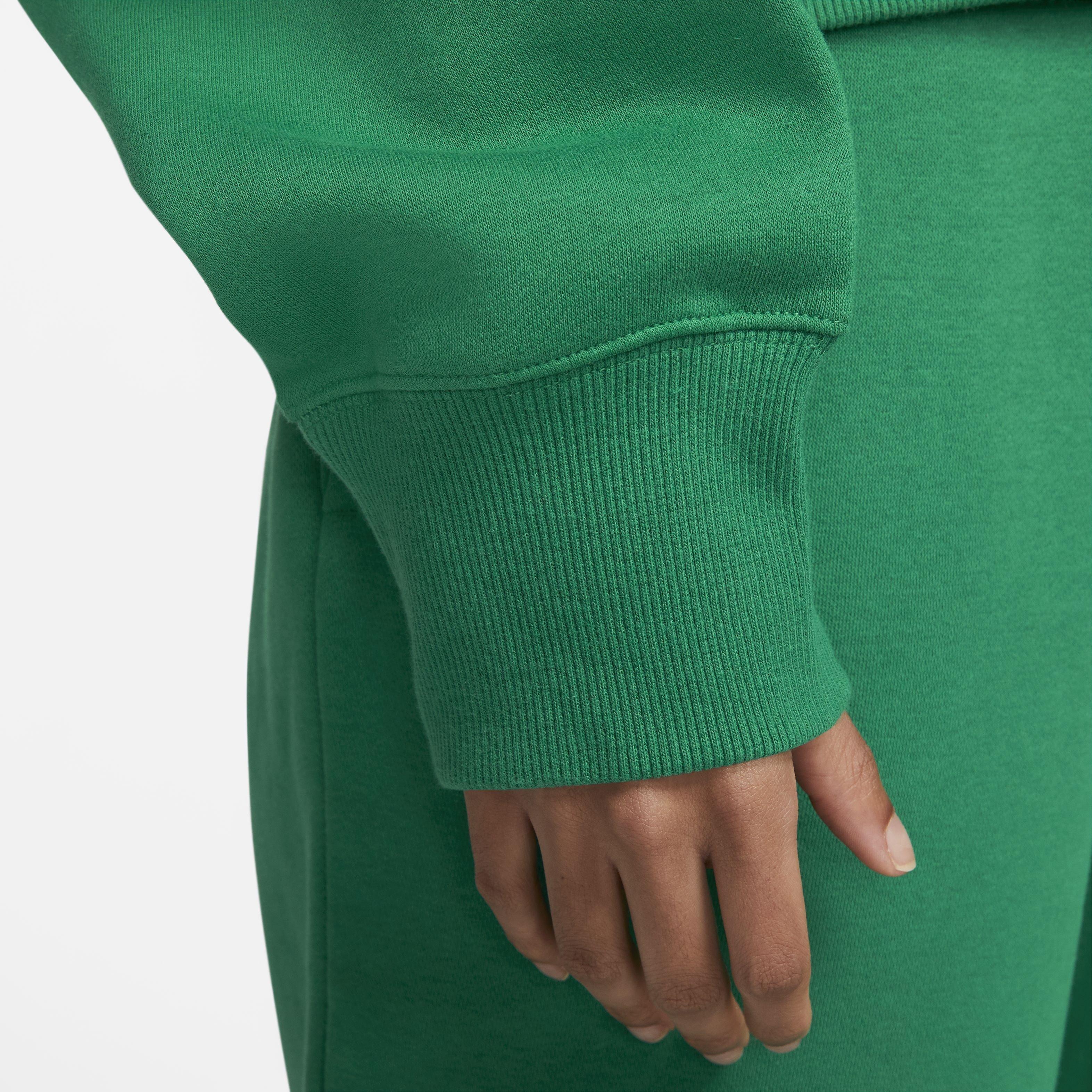 Nike Women's Sportswear Phoenix Fleece Over-Oversized Crewneck Sweatshirt - GREEN Thumbnail View 5