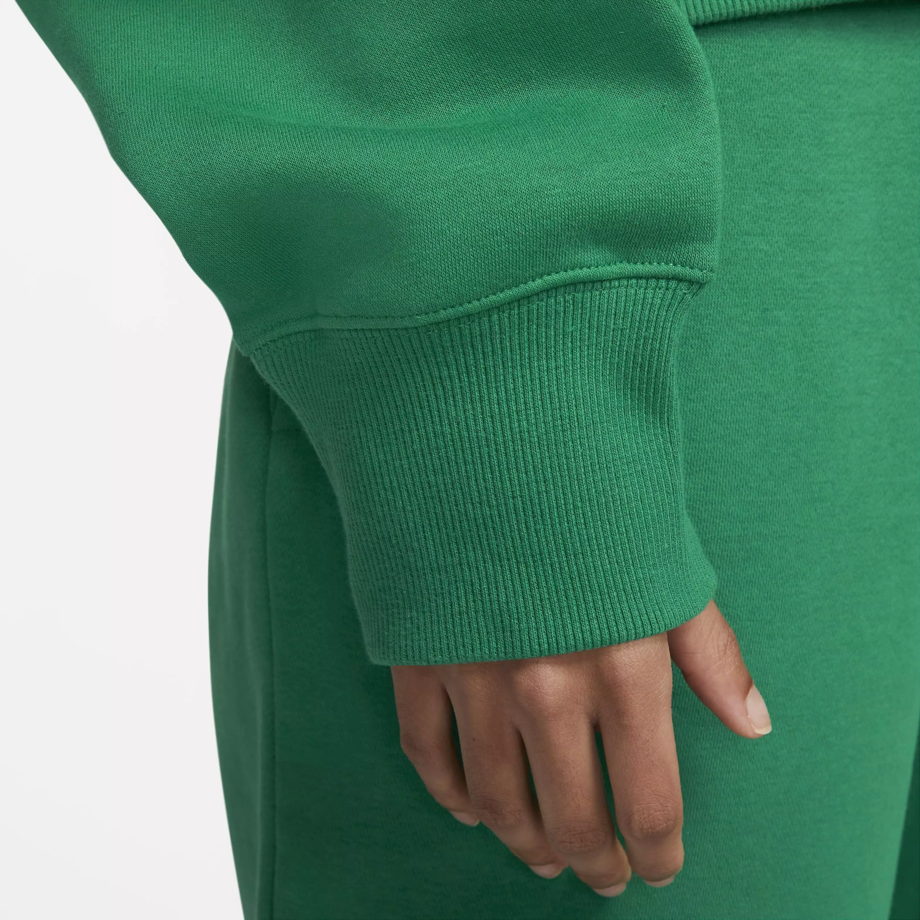 Nike Women's Sportswear Phoenix Fleece Over-Oversized Crewneck Sweatshirt - GREEN