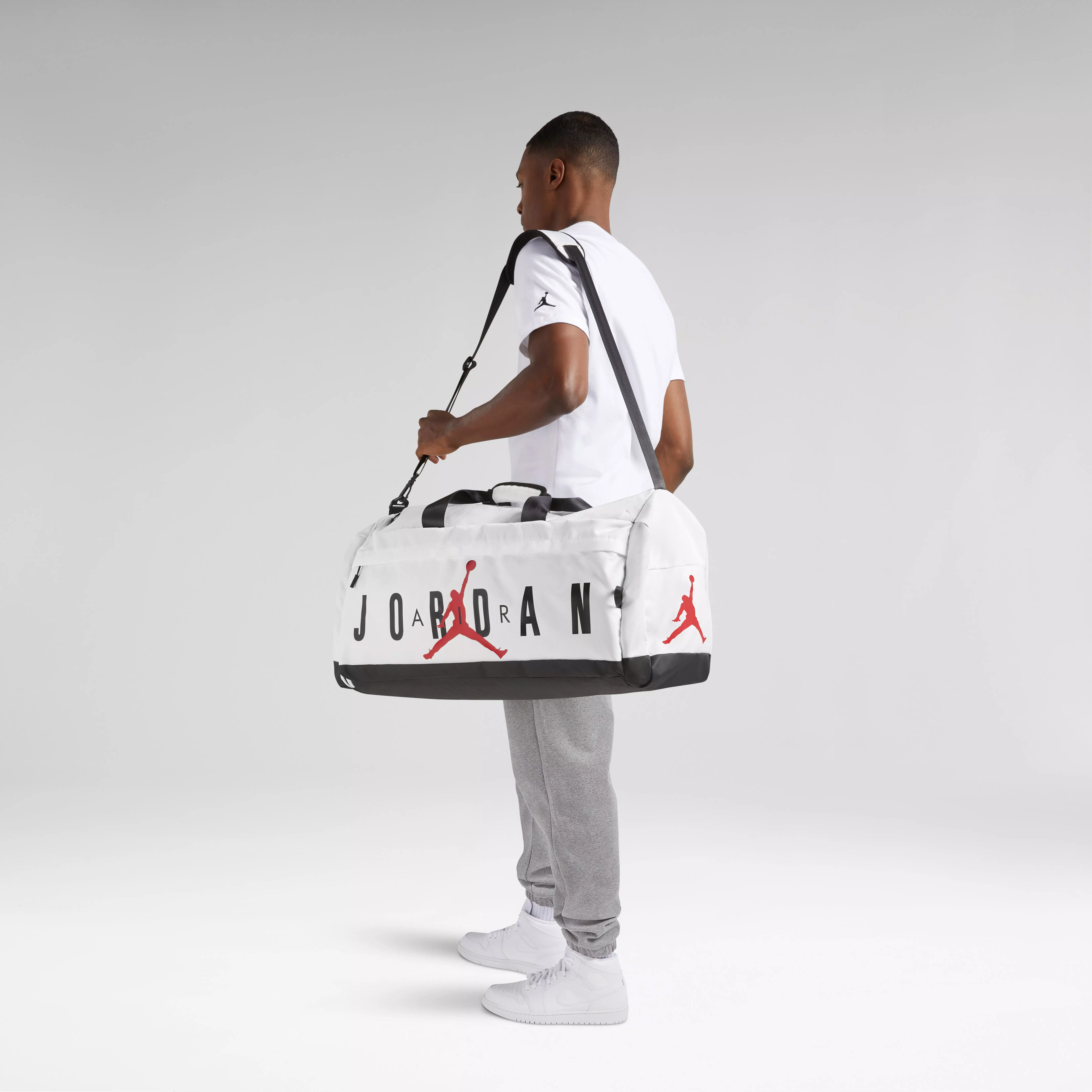 Air Jordan Duffle Bag - Large - WHITE