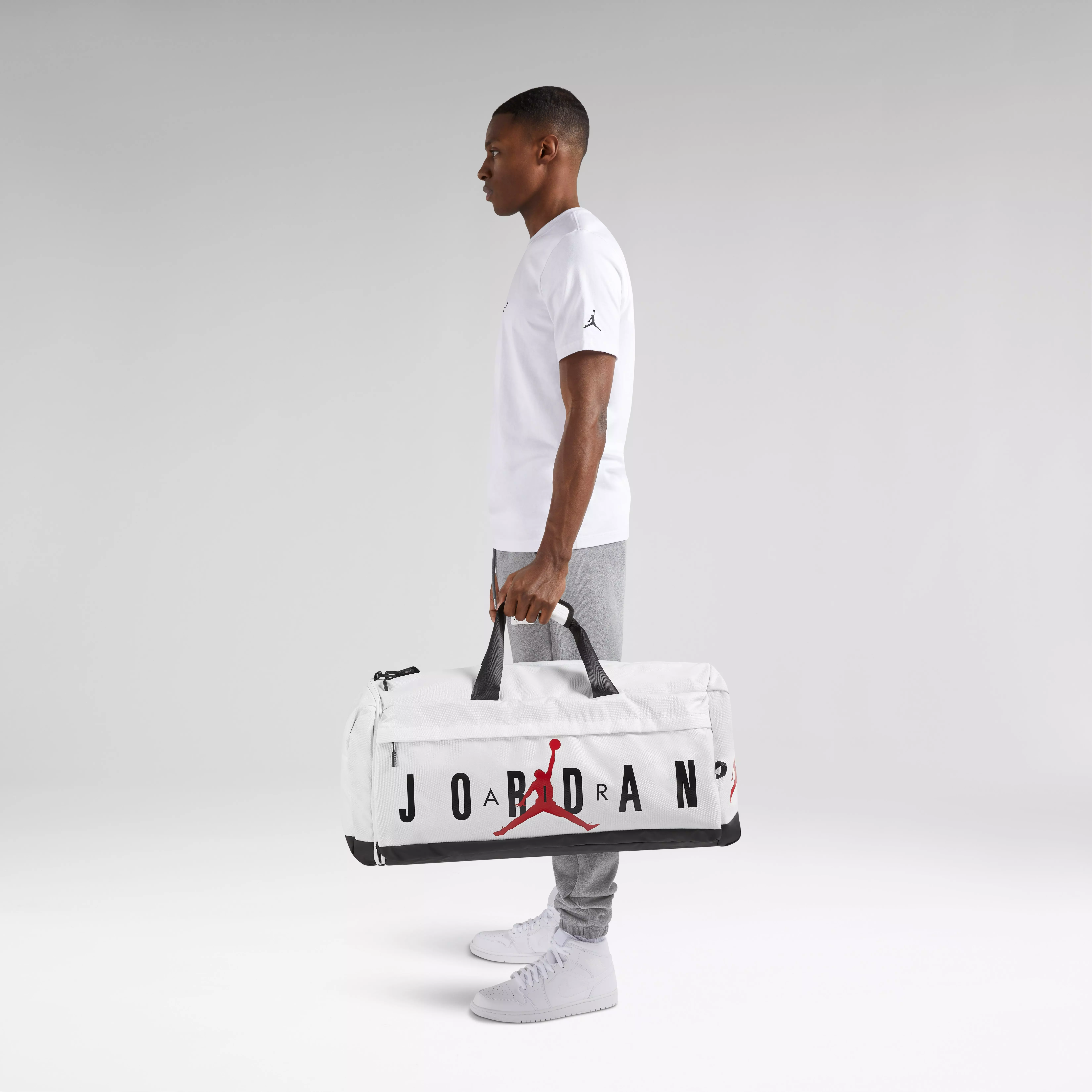 Air Jordan Duffle Bag - Large - WHITE