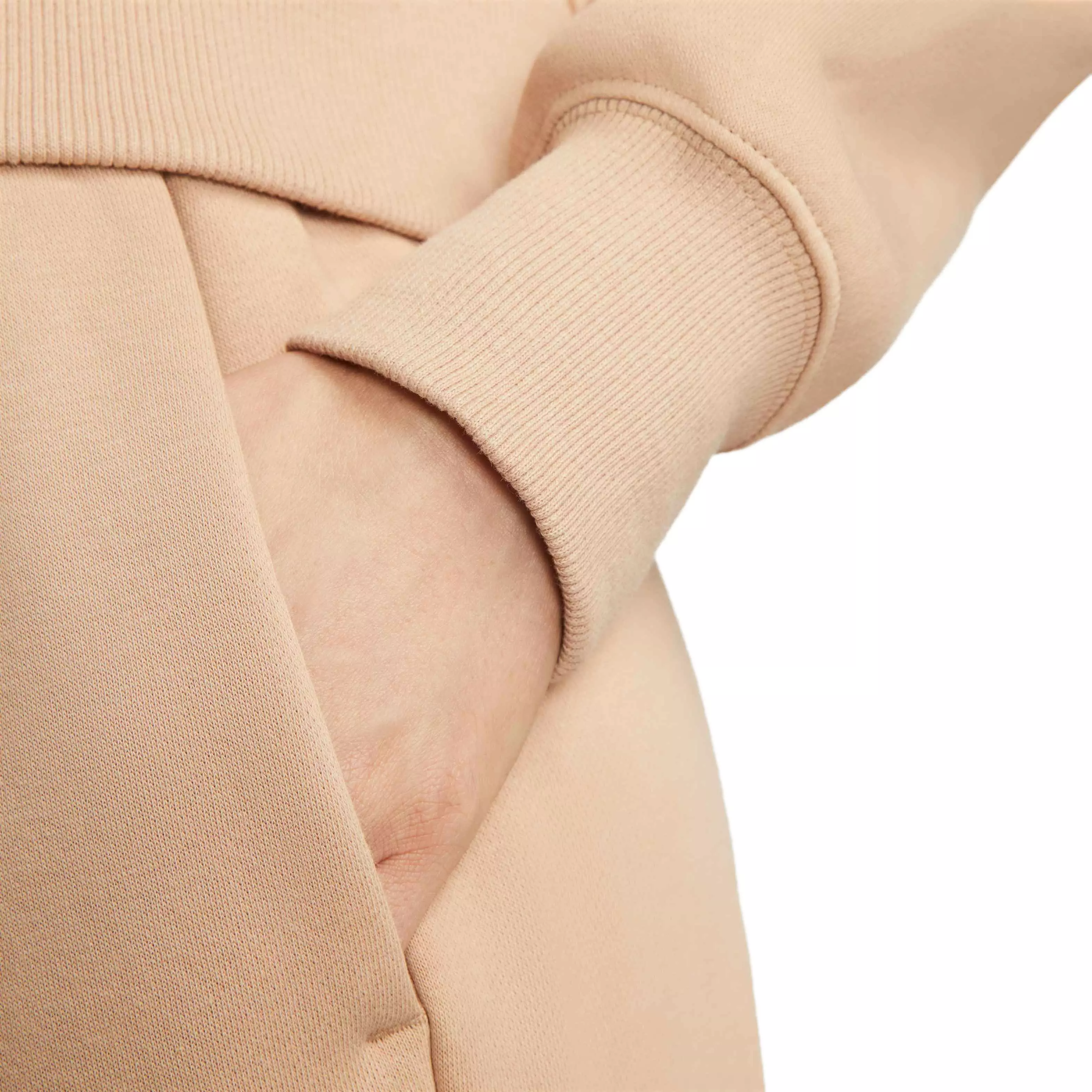 Nike Women's Sportswear Phoenix Fleece Oversized 1/2-Zip Crop Sweatshirt - BROWN