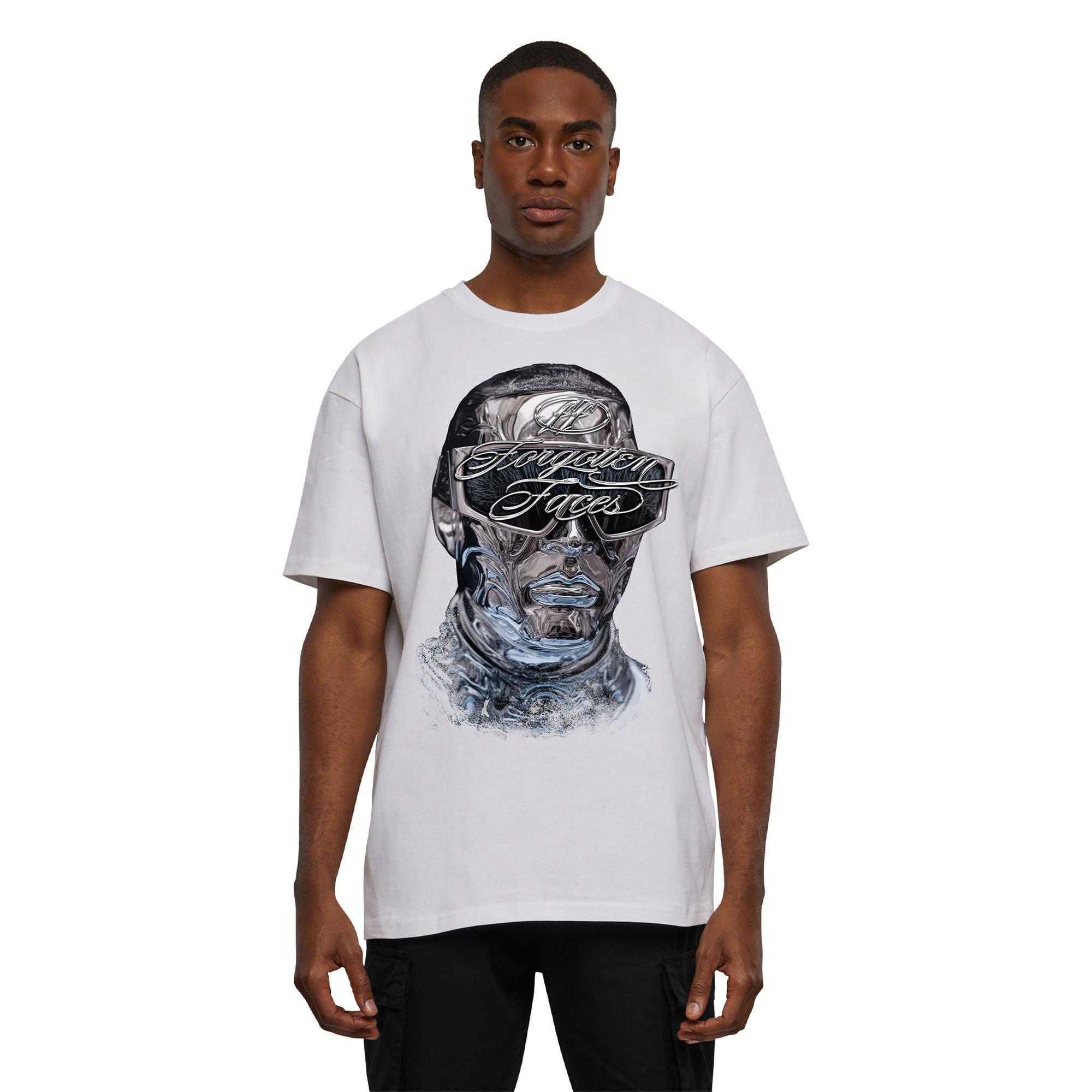Forgotten Faces Men's Tin Man Tee - WHITE Thumbnail View 1