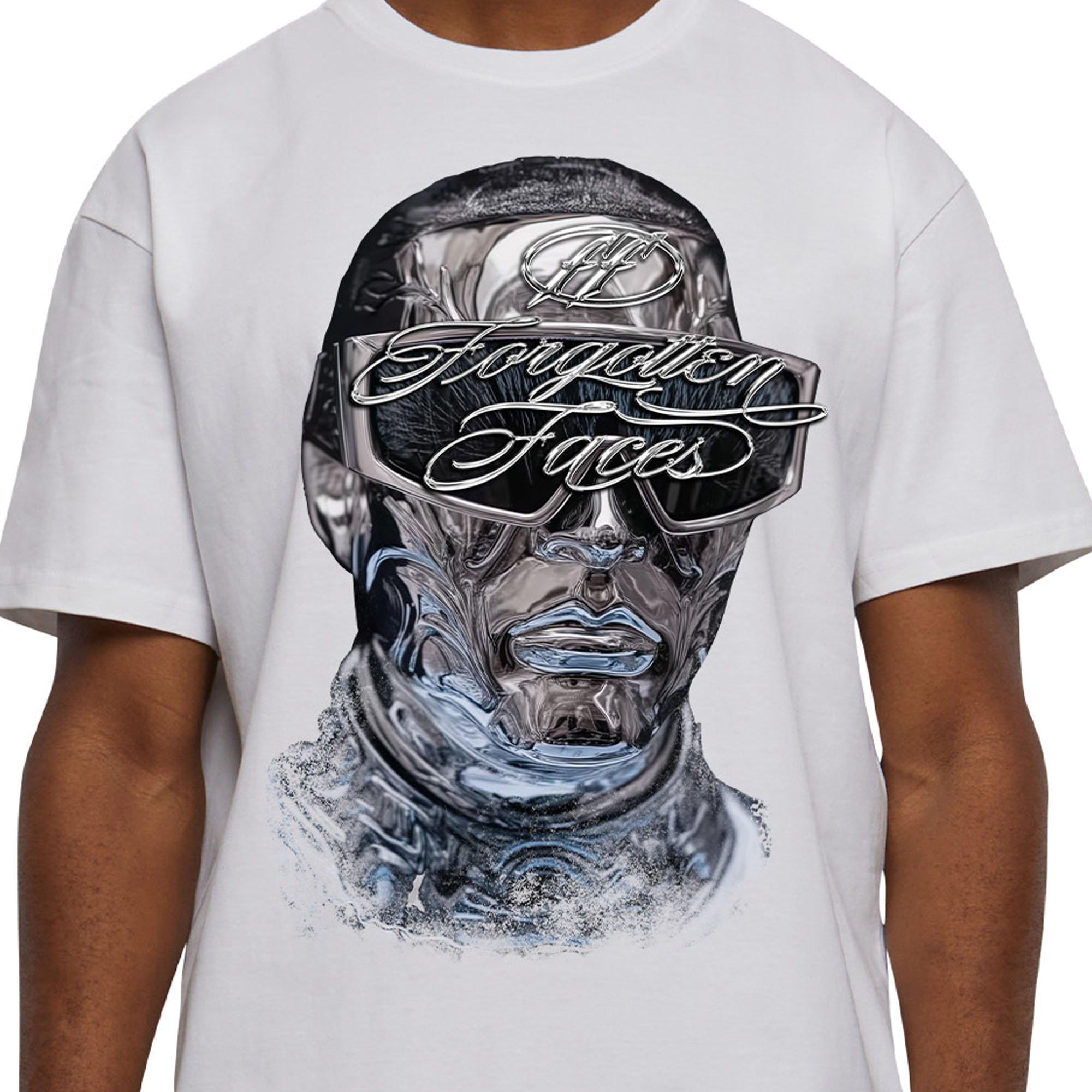 Forgotten Faces Men's Tin Man Tee - WHITE Thumbnail View 3