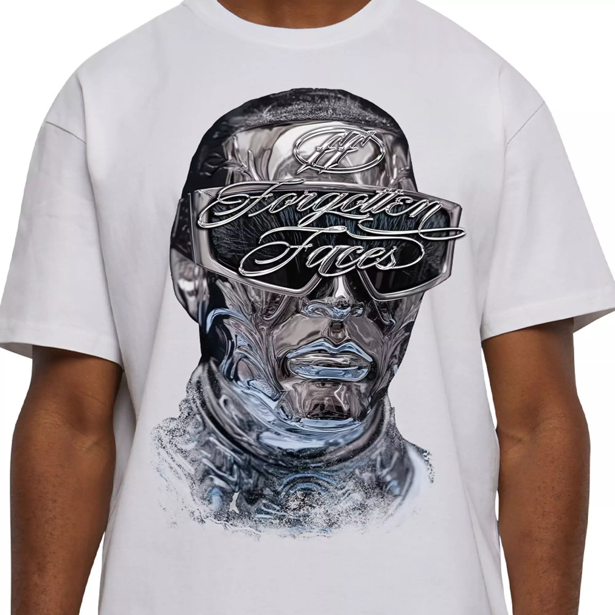 Forgotten Faces Men's Tin Man Tee - WHITE
