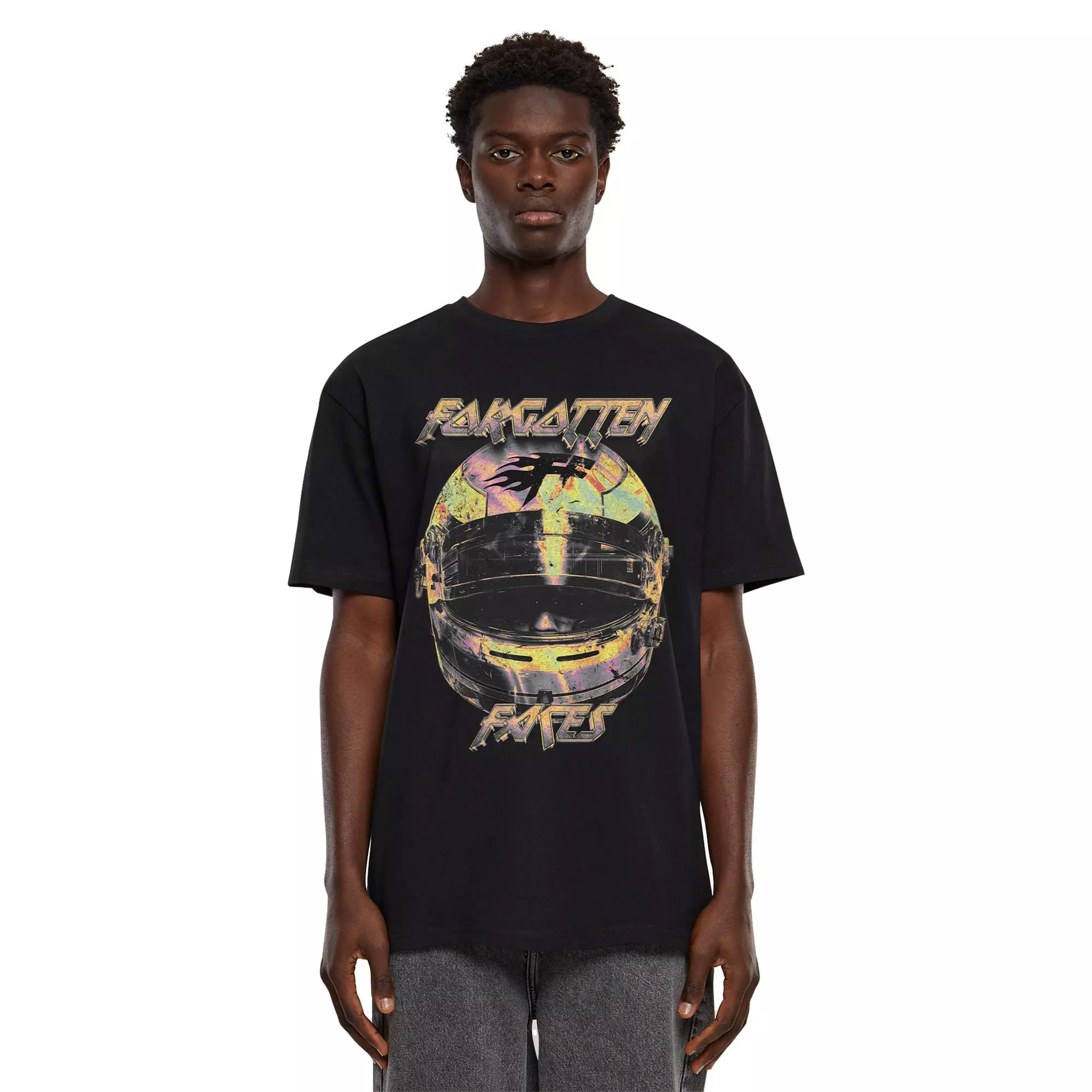 Forgotten Faces Men's F1 Racer Tee - BLACK