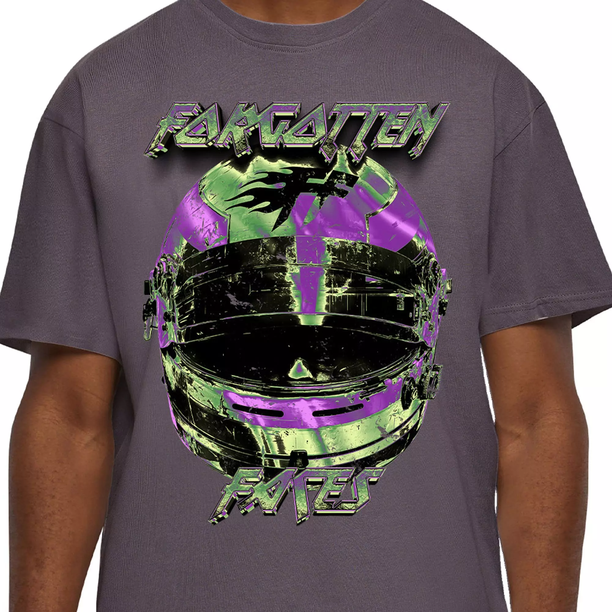 Forgotten Faces Men's F1 Racer Tee - GREY