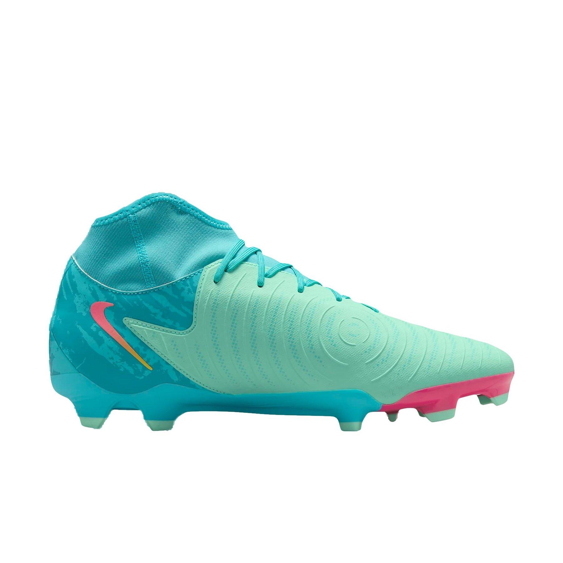 Nike Phantom Luna 2 Academy LV8 MG "Green Glow/Black" Men's Soccer Cleat - GREEN Thumbnail View 1