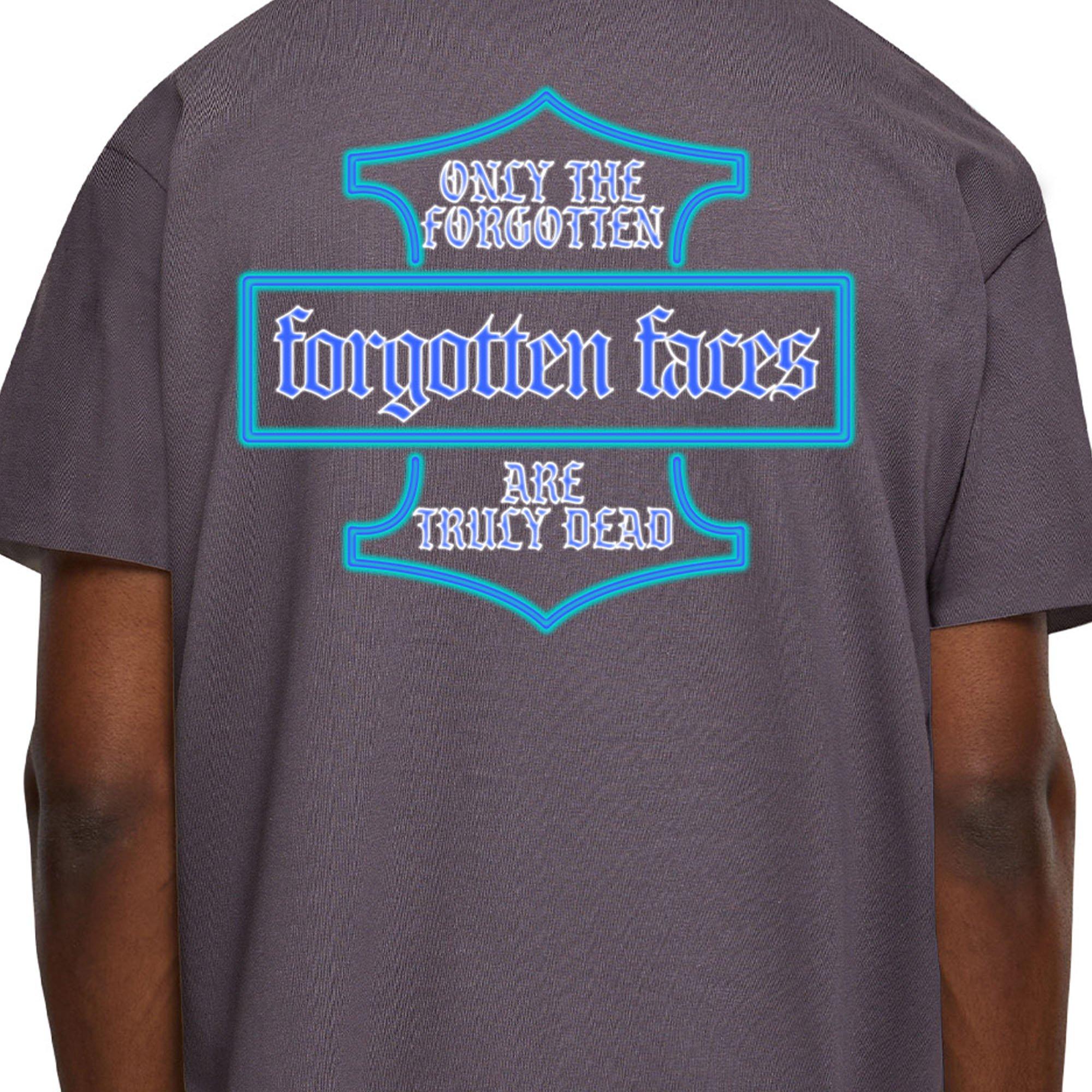 Forgotten Faces Men's Hawk & Python Tee - GREY Thumbnail View 4