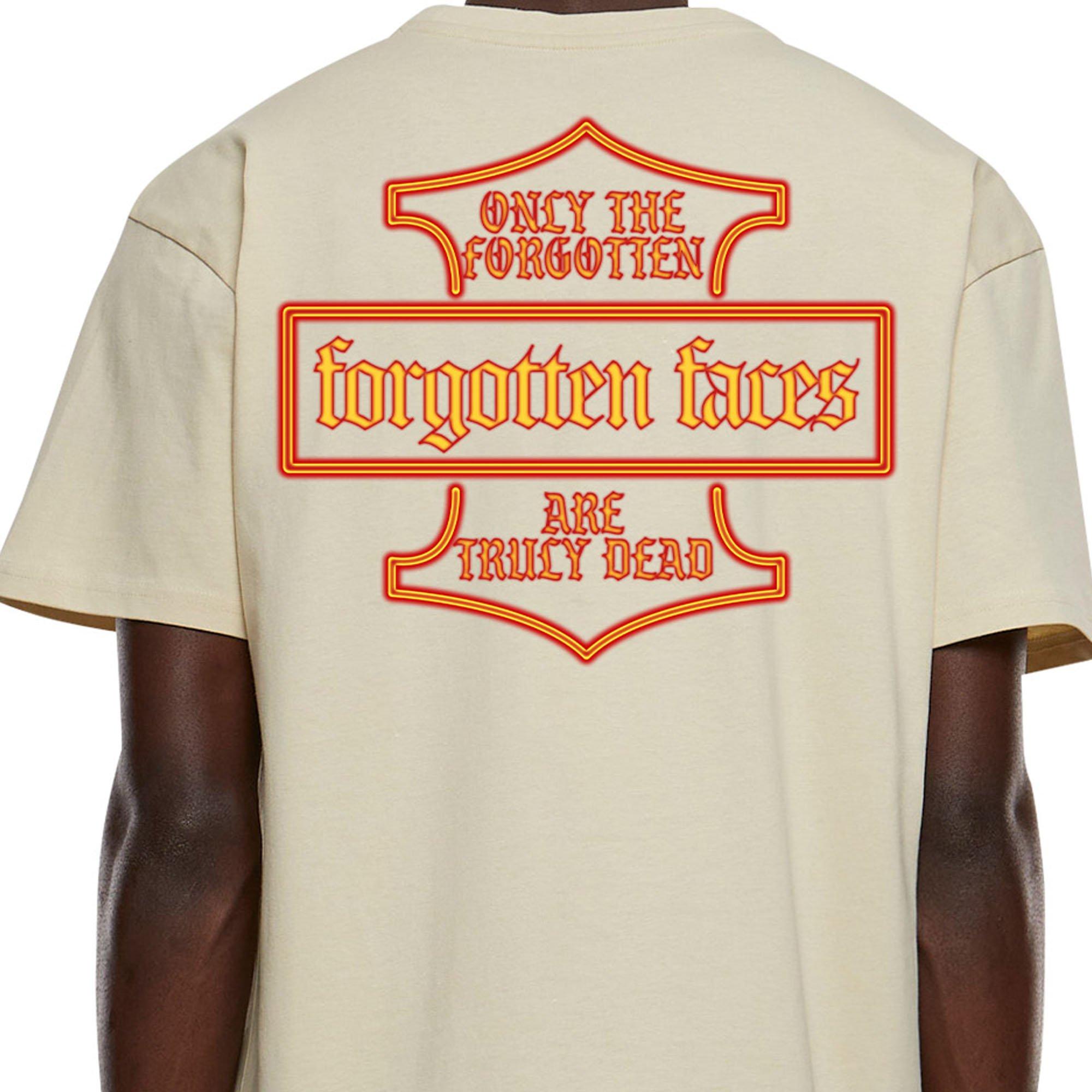 Forgotten Faces Men's Hawk & Python Tee - SAND Thumbnail View 4