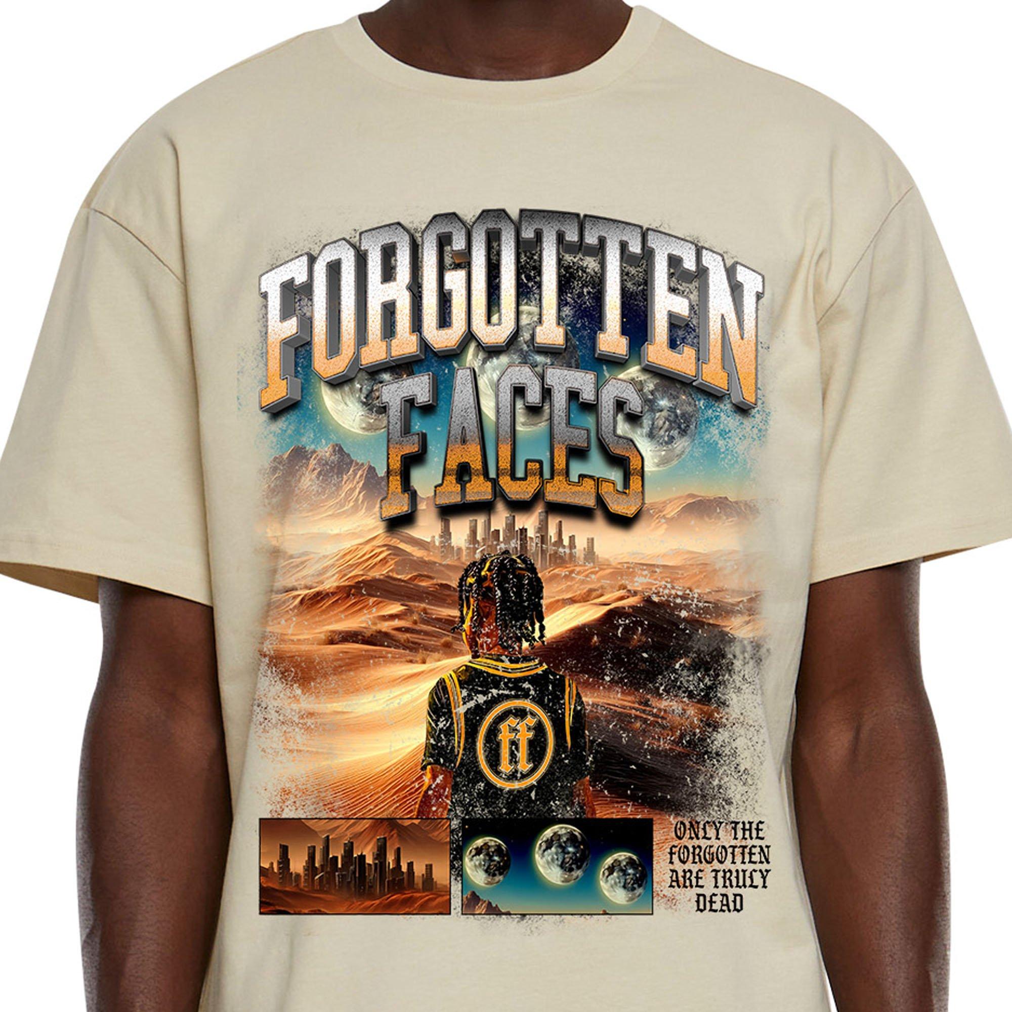 Forgotten Faces Men's Desert Planet Tee - SAND Thumbnail View 3