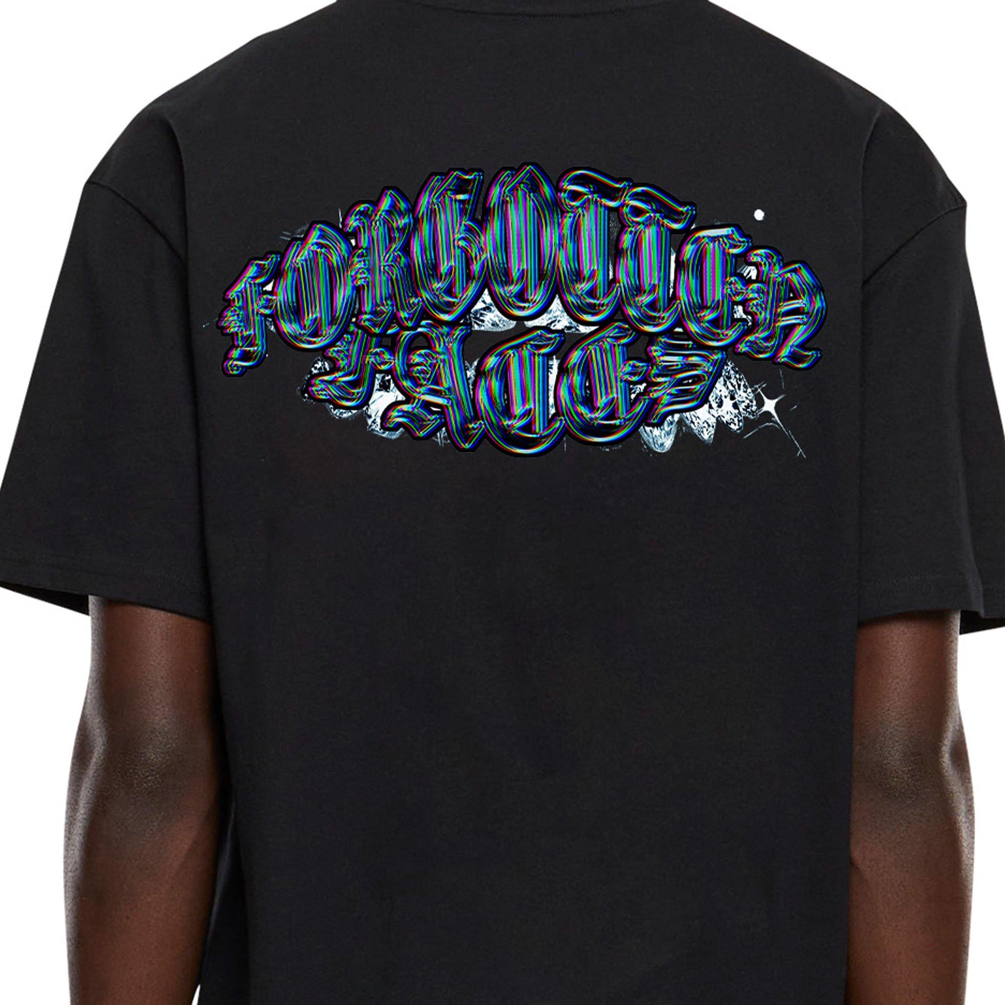 Forgotten Faces Men's Diamond Grill Tee - BLACK Thumbnail View 4