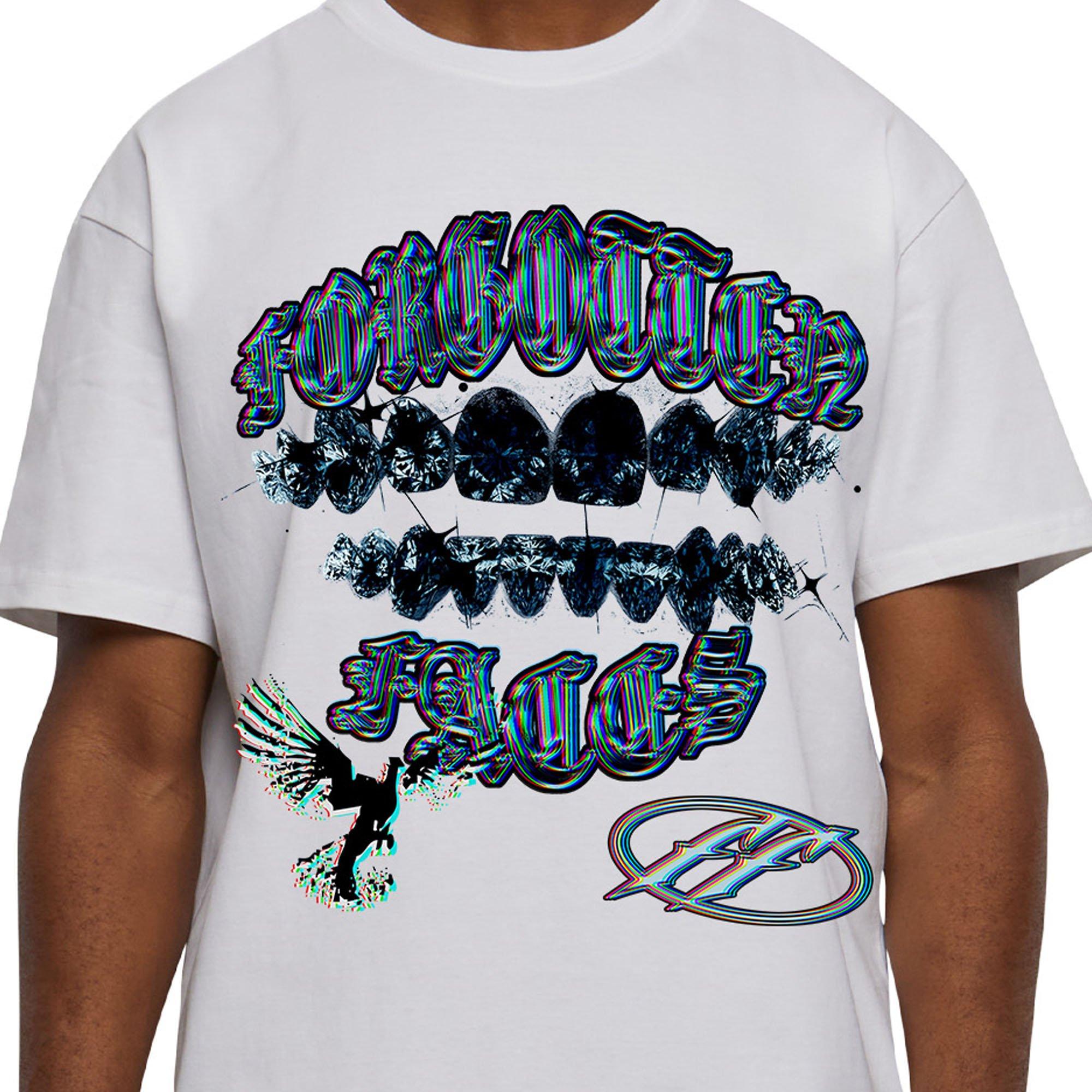 Forgotten Faces Men's Diamond Grill Tee - WHITE Thumbnail View 3