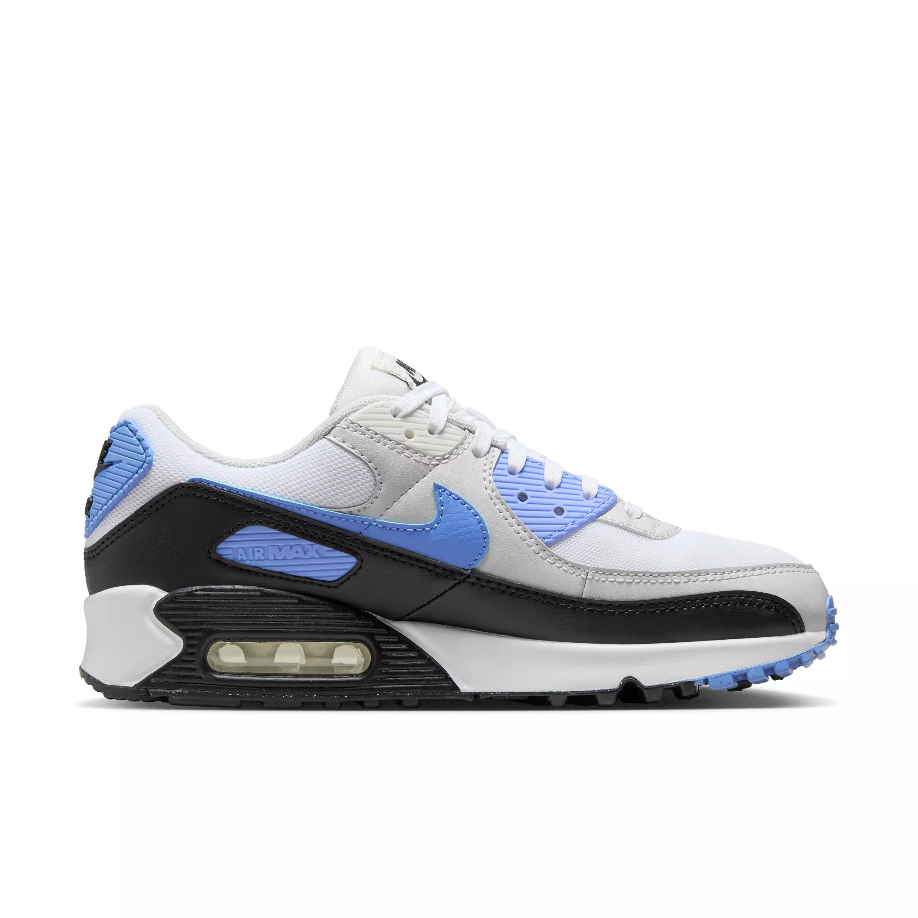 Nike Air Max 90 "White/Photon Dust/Black/Royal Pulse" Women's Shoe - WHITE/DUST/BLACK/ROYAL