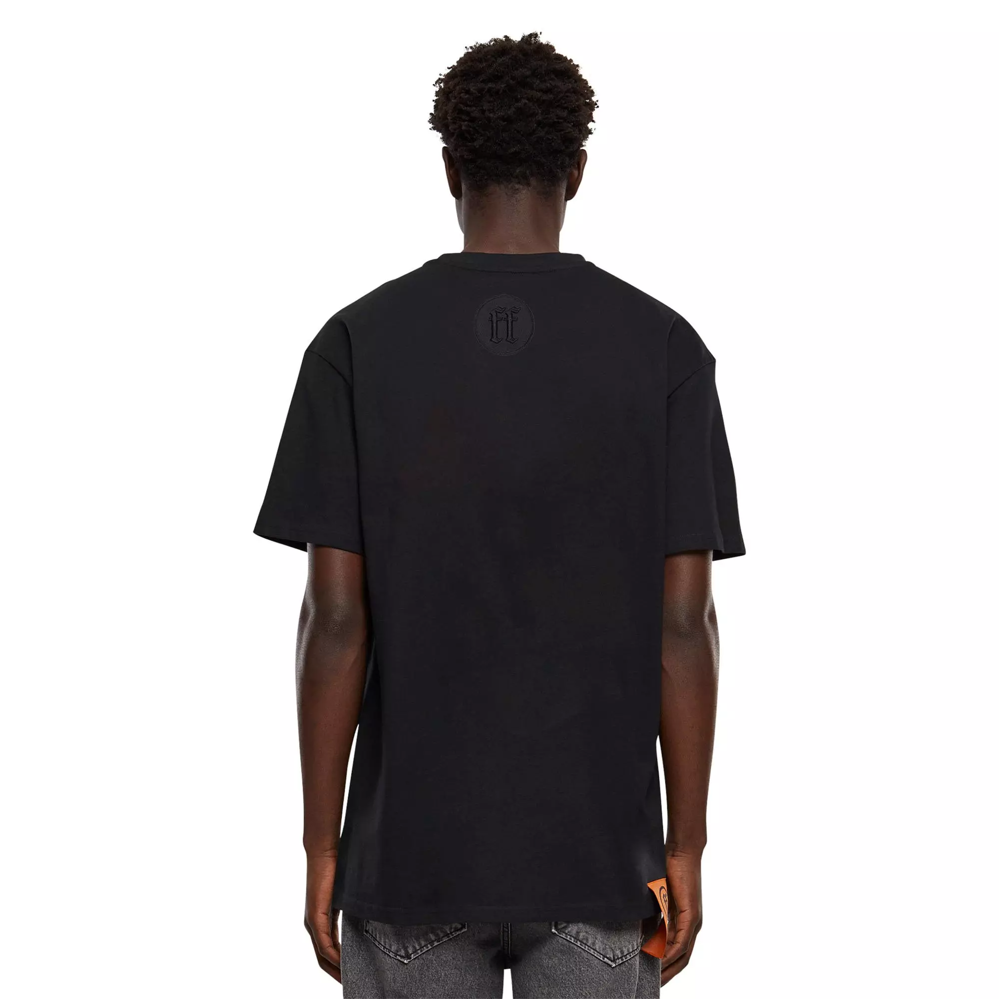 Forgotten Faces Men's Pixel Skull Tee - BLACK