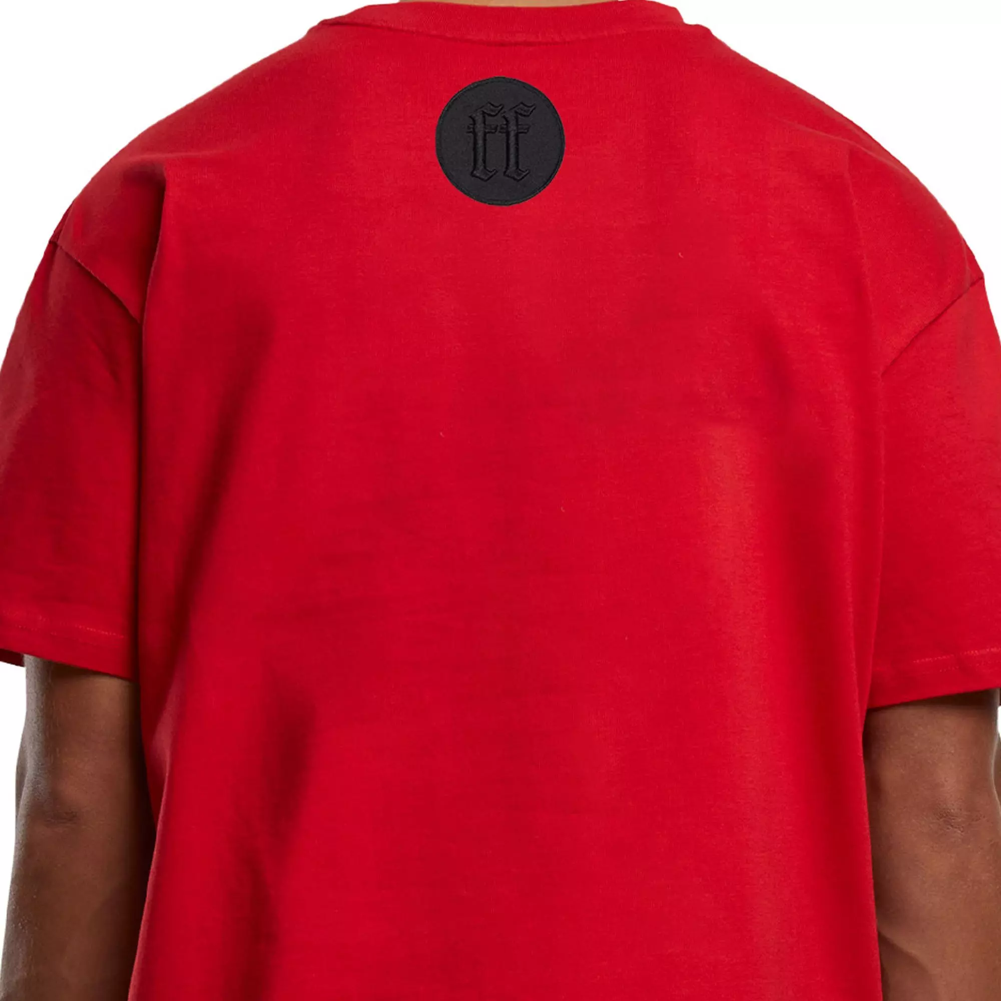 Forgotten Faces Men's Pixel Skull Tee - RED