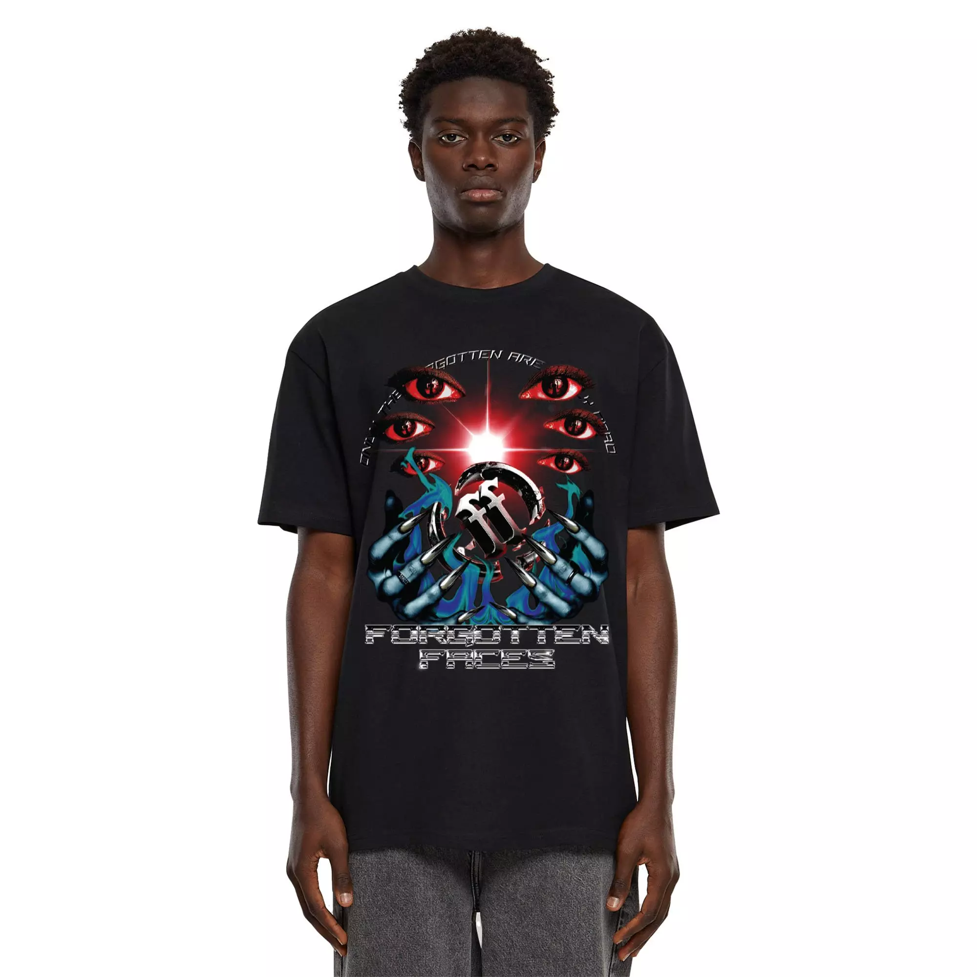 Forgotten Faces Men's Universe Tee - BLACK
