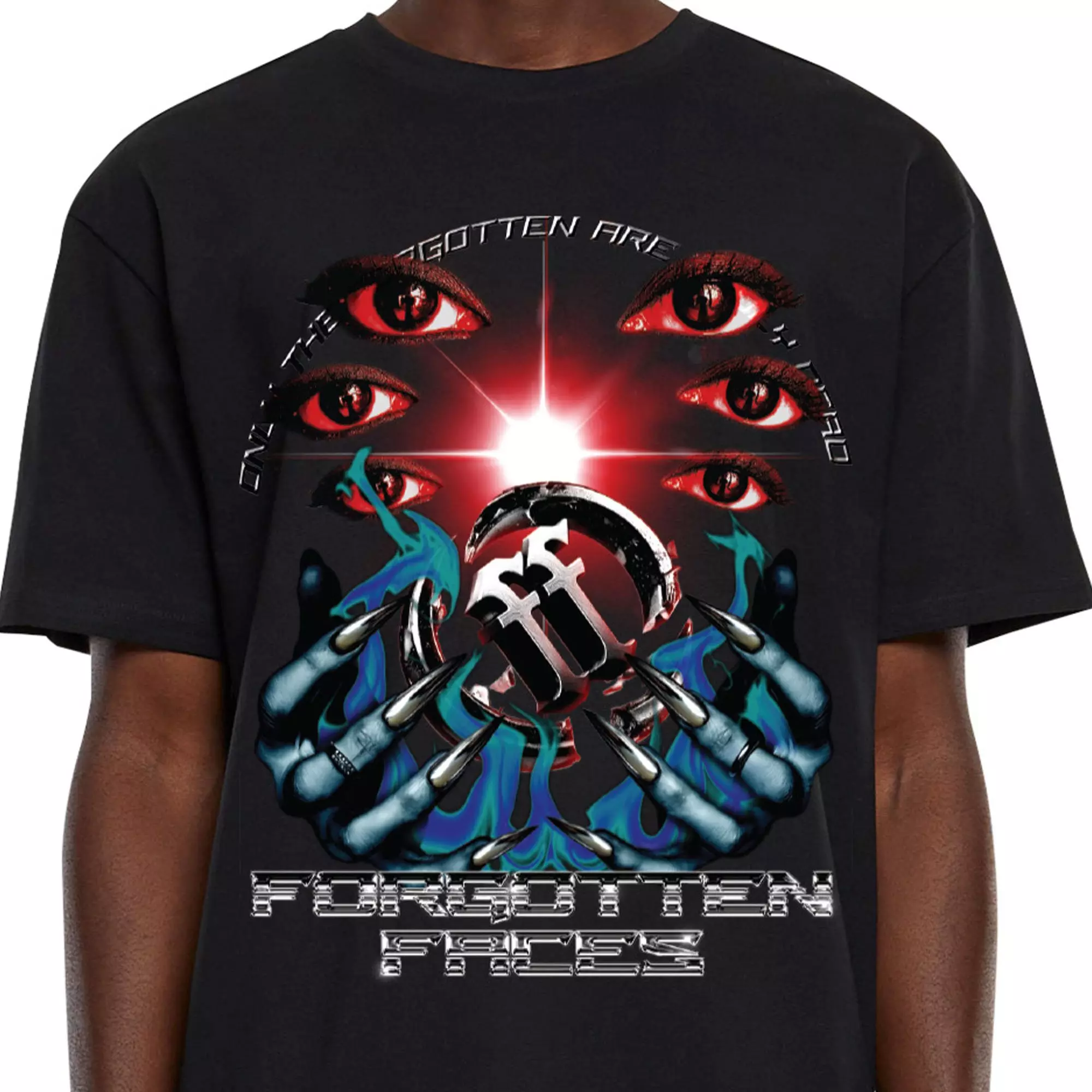 Forgotten Faces Men's Universe Tee - BLACK