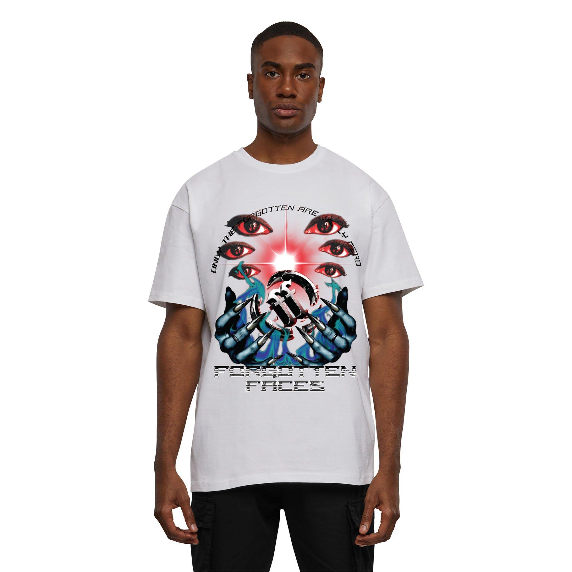 Forgotten Faces Men's Universe Tee - WHITE Thumbnail View 1