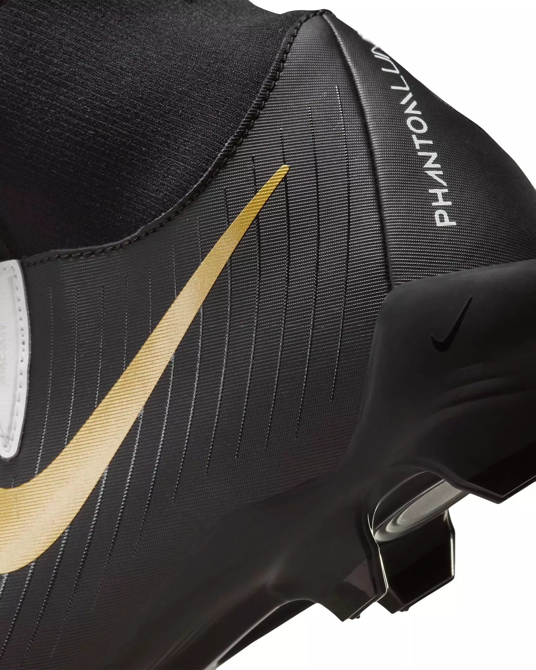 Nike Phantom Luna 2 Academy MG "White/Metallic Gold Coin/Black" Men's Soccer Cleat - WHITE/GOLD/BLACK
