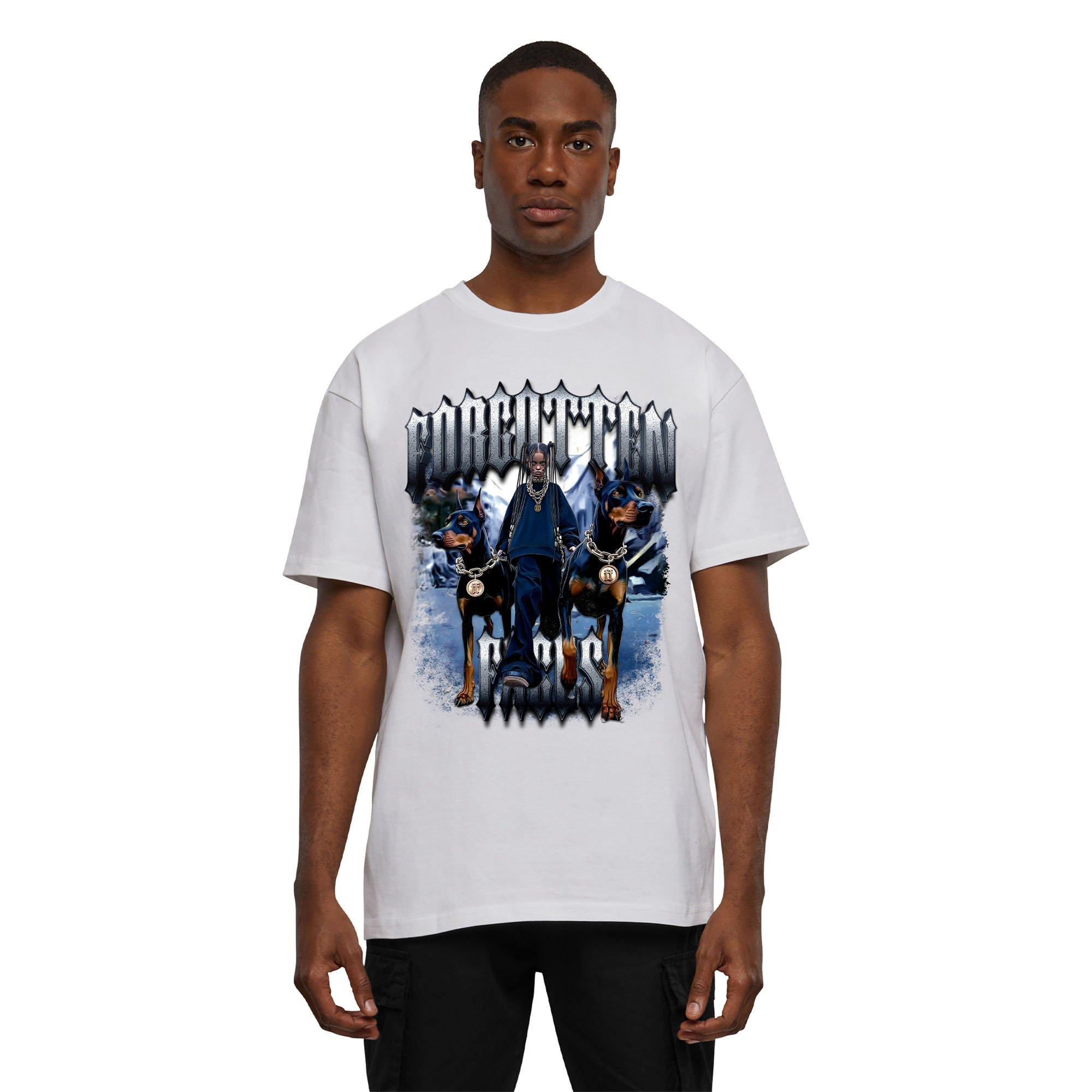 Forgotten Faces Men's My Block Tee - WHITE Thumbnail View 1
