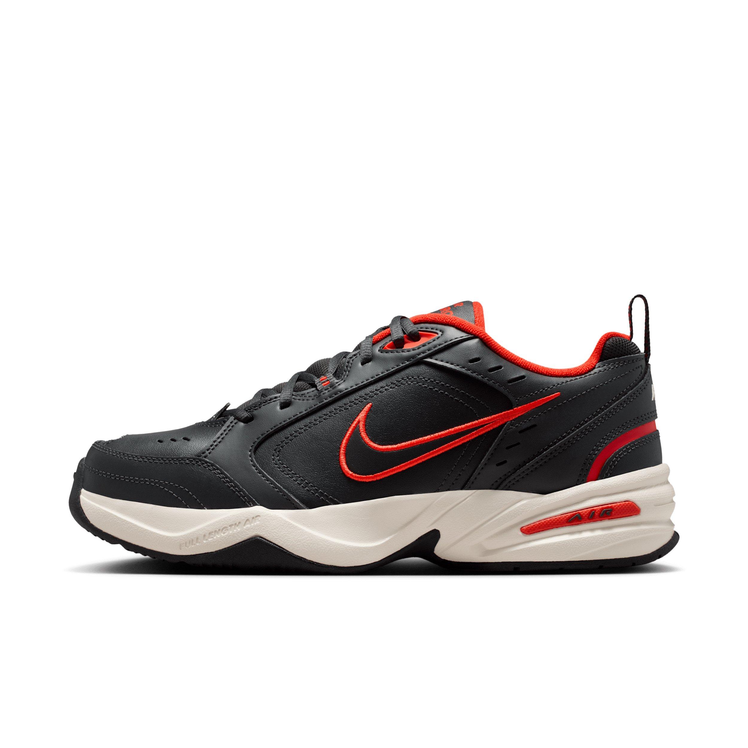 Nike Air Monarch IV "Dark Smoke Grey/Picante Red/Pale Ivory/Black" Men's Shoe - DK GREY/RED/IVORY/BLACK Thumbnail View 2