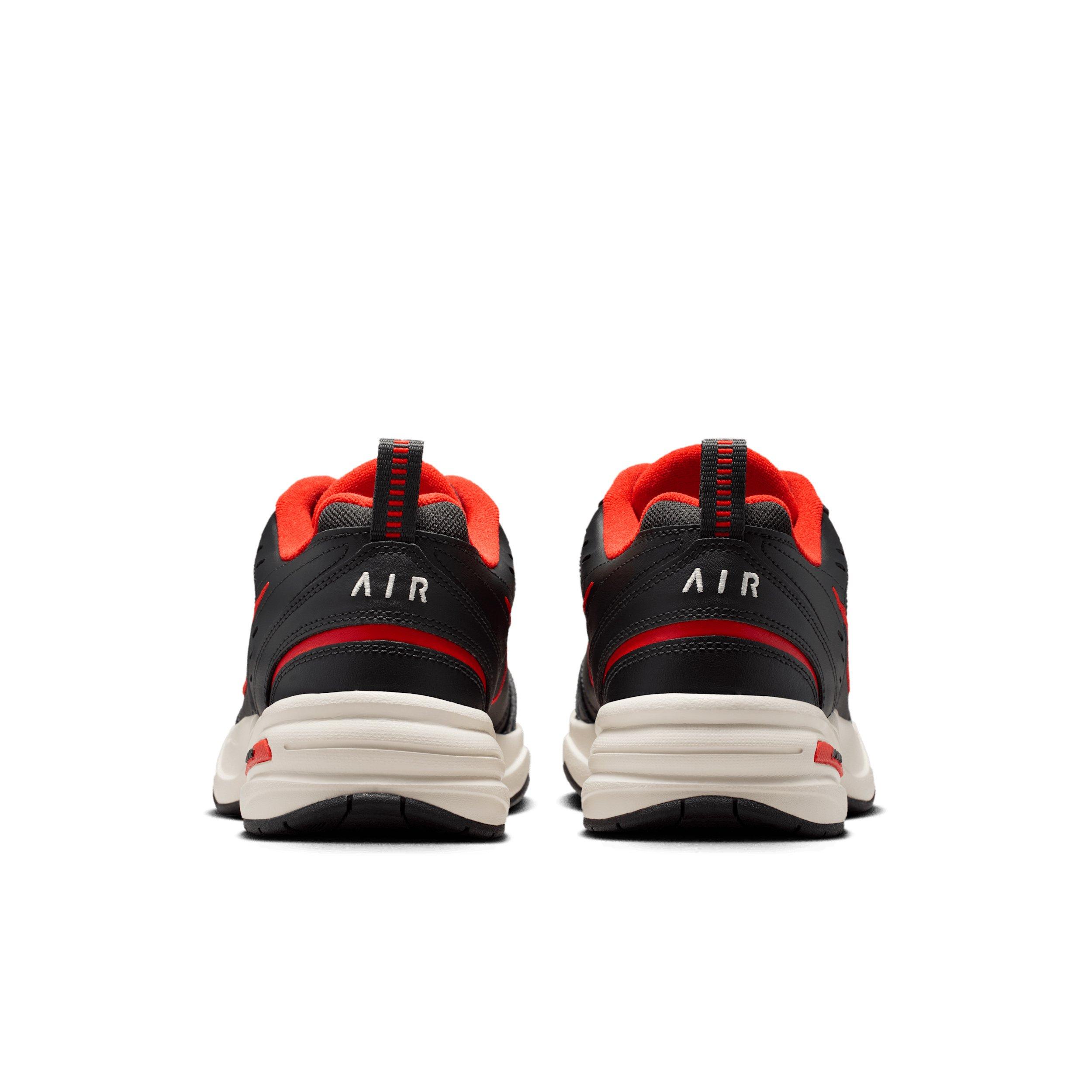 Nike Air Monarch IV "Dark Smoke Grey/Picante Red/Pale Ivory/Black" Men's Shoe - DK GREY/RED/IVORY/BLACK Thumbnail View 5