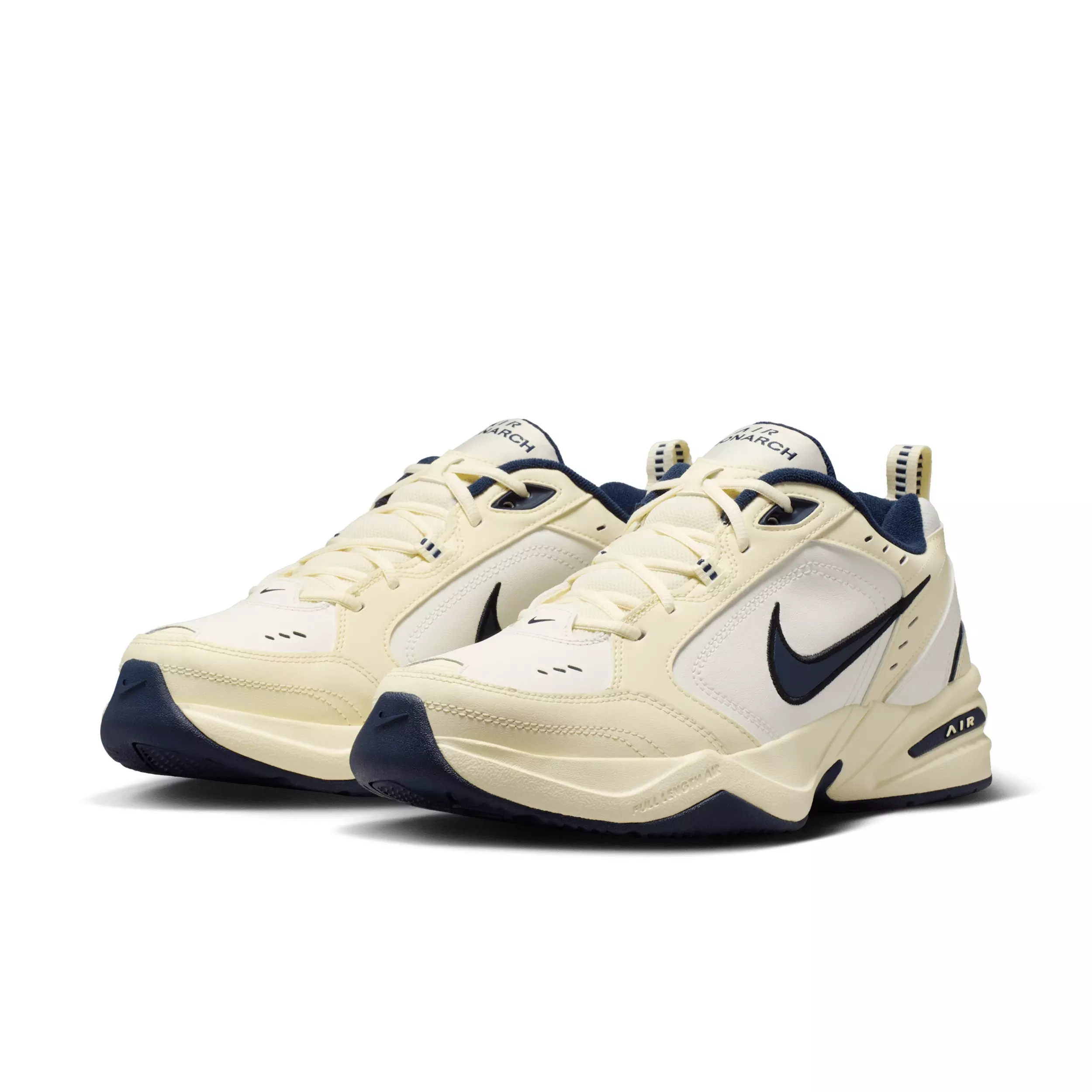 Nike Air Monarch IV "Coconut Milk/Sail/Black/Obsidian" Men's Shoe - MILK/SAIL/BLACK/OBSIDIAN