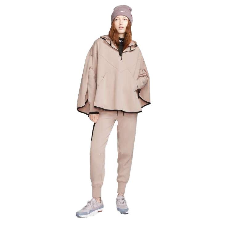 Nike Women's Sportswear Tech Fleece Essential Oversized Poncho - PINK Thumbnail View 5