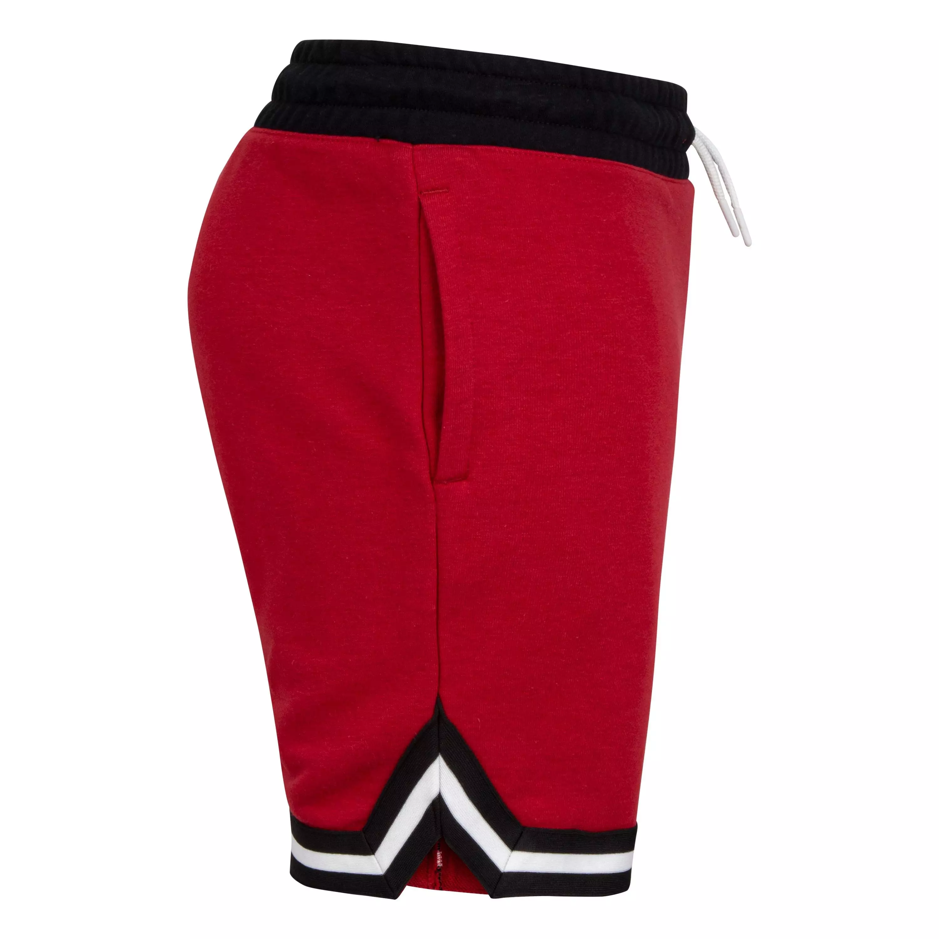 Jordan Youth Center Court French Terry "Red/Black" Short - BLACK/RED