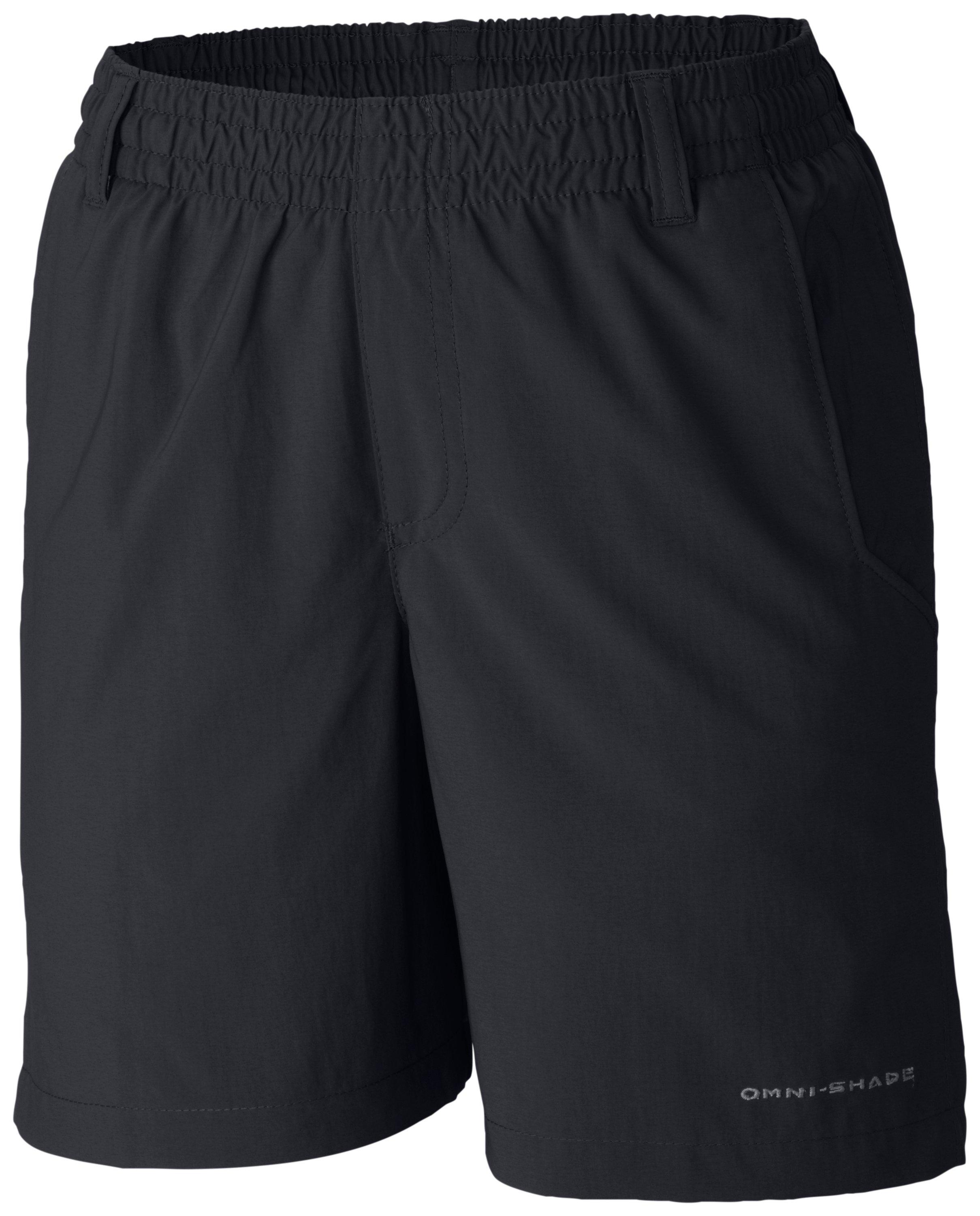 Columbia Boys' PFG Backcast Shorts - BLACK Thumbnail View 1